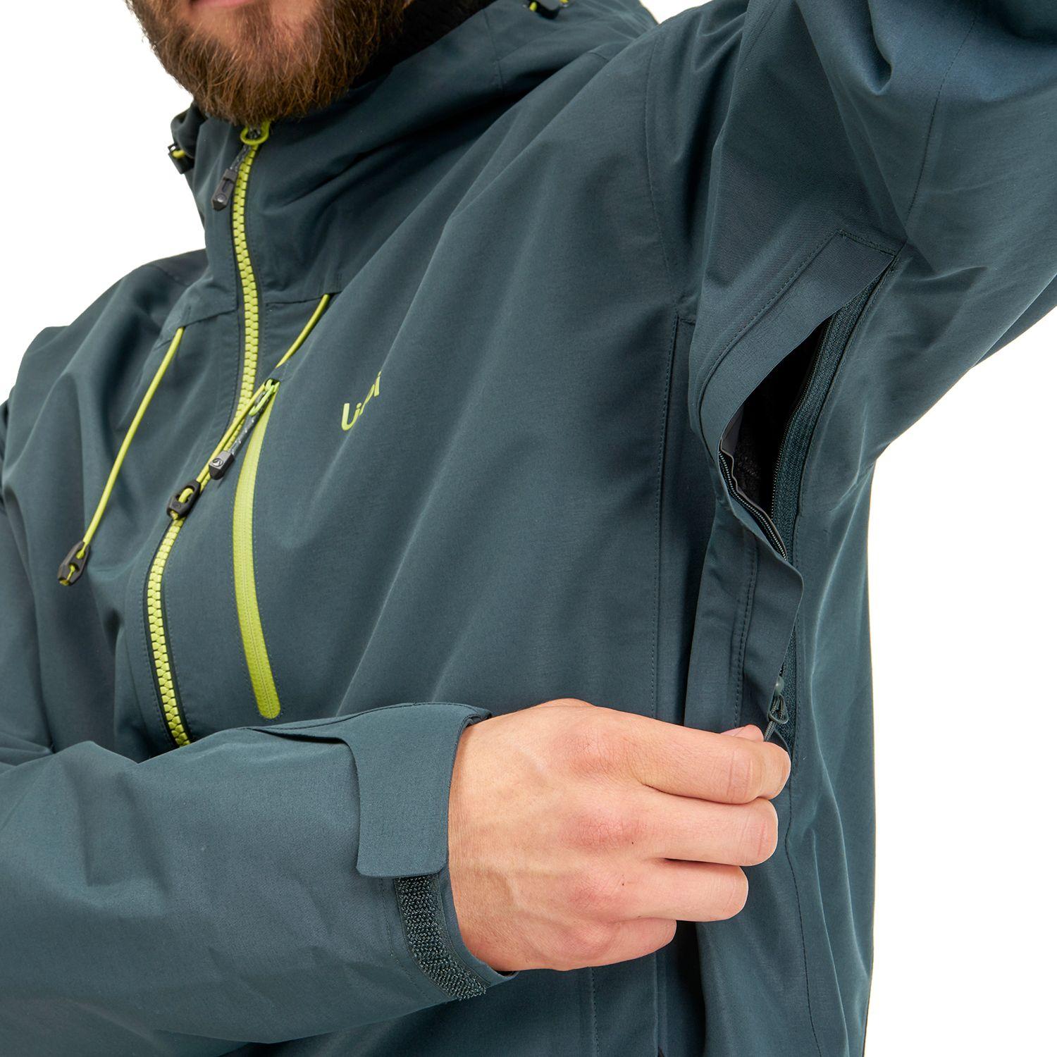 Chaqueta Hombre Summit B-Dry Hoody Jacket Turquesa Oscuro Lippi-5