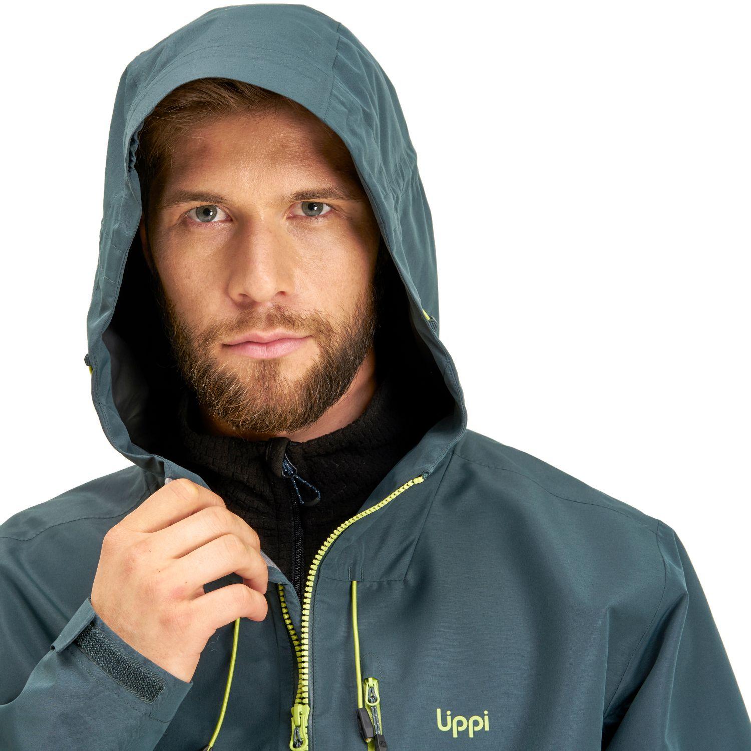 Chaqueta Hombre Summit B-Dry Hoody Jacket Turquesa Oscuro Lippi-6