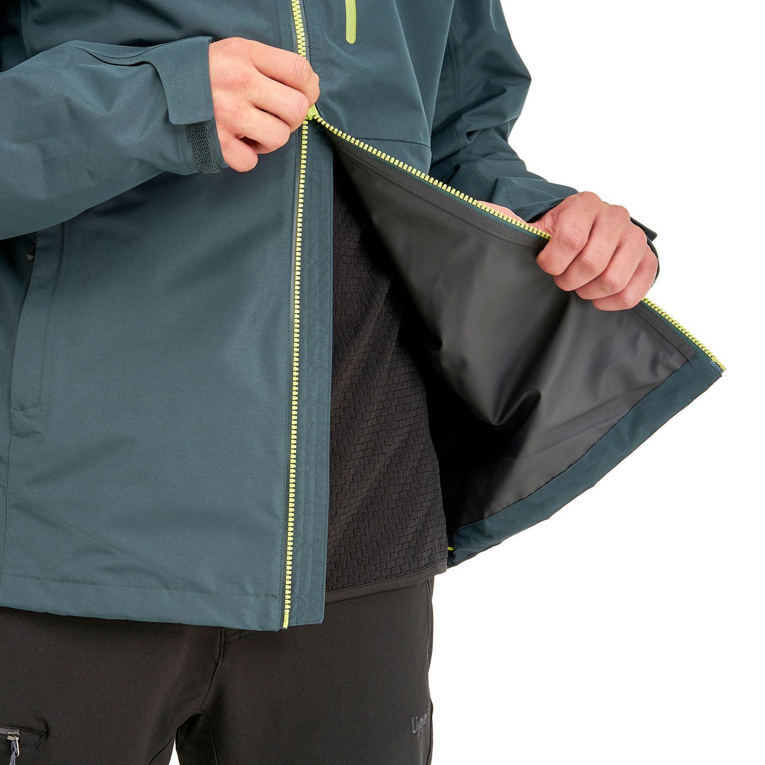 Chaqueta Hombre Summit B-Dry Hoody Jacket Turquesa Oscuro Lippi-7