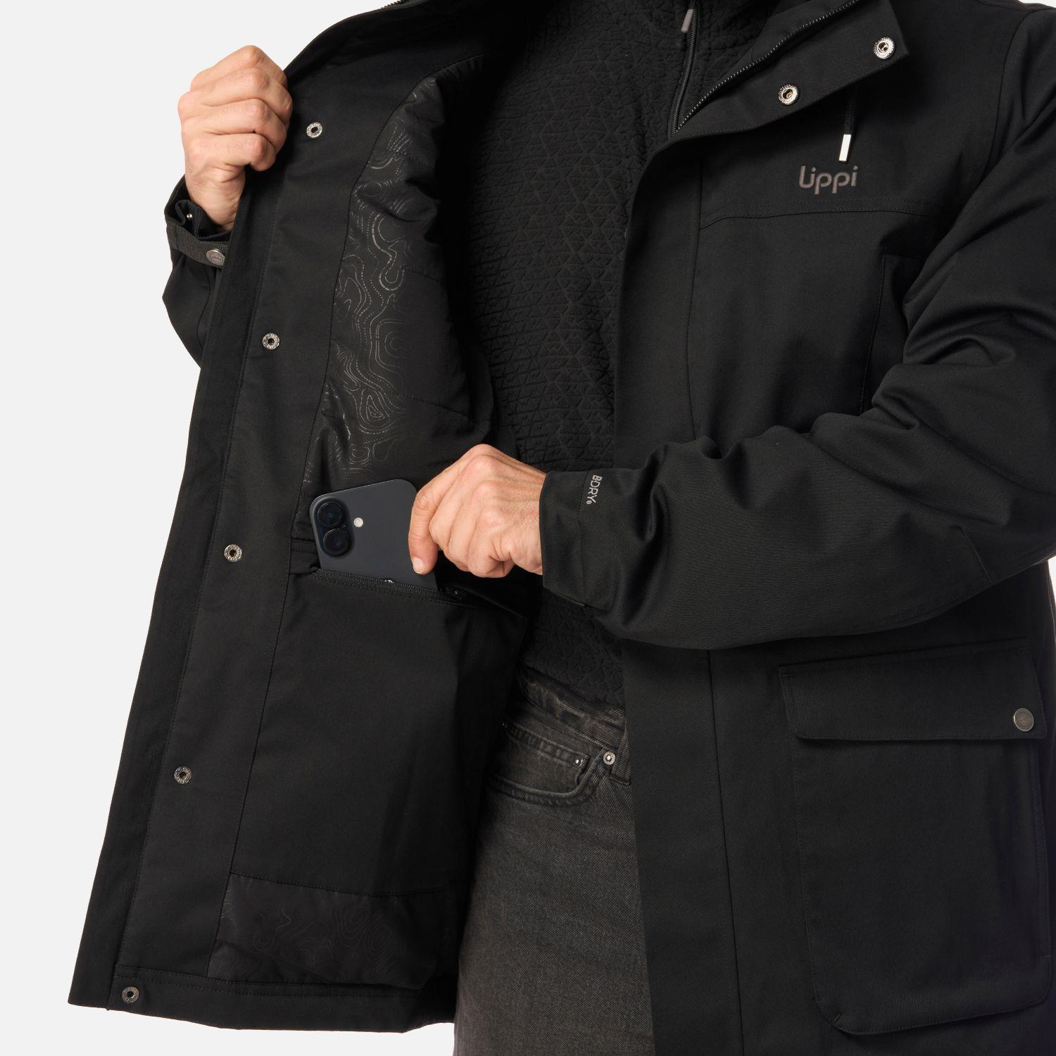 Chaqueta Hombre DayBreak B-Dry Jacket Negro Lippi I26-8