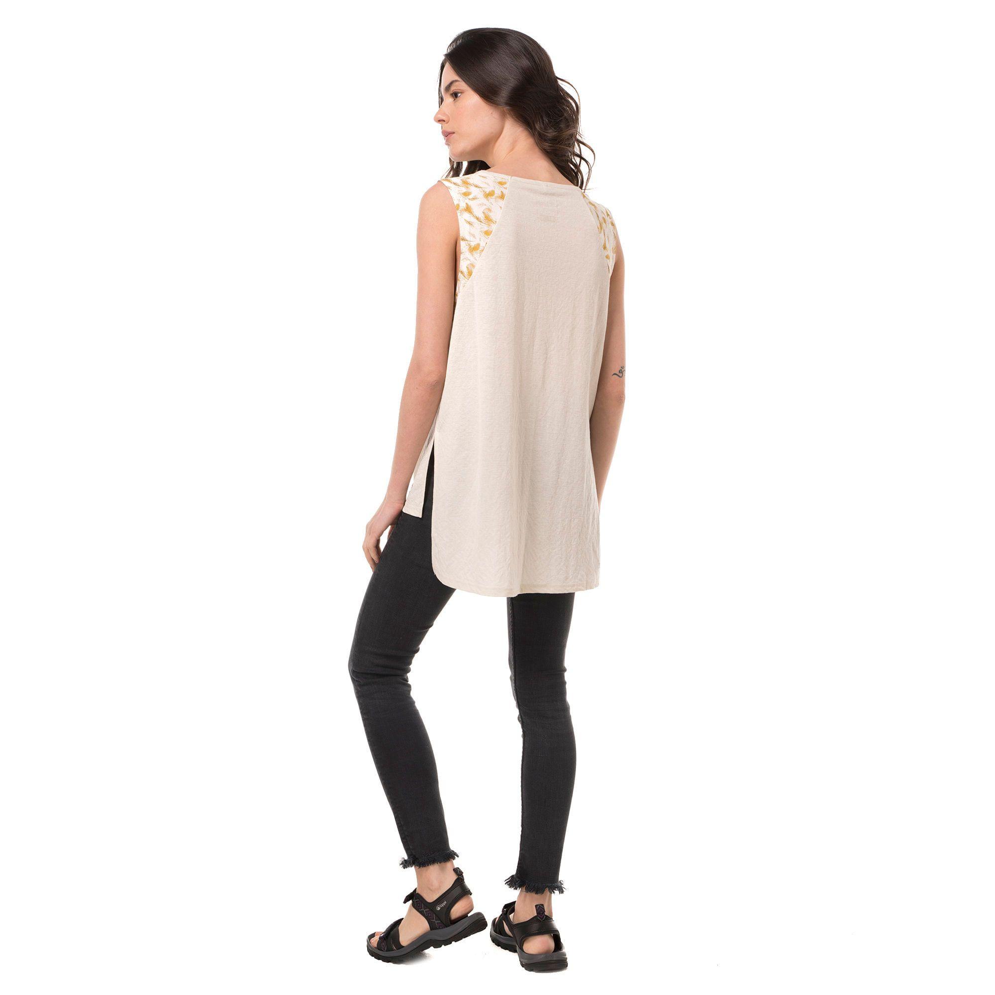 Polera Mujer Sunset T-Shirt Crudo Lippi-4