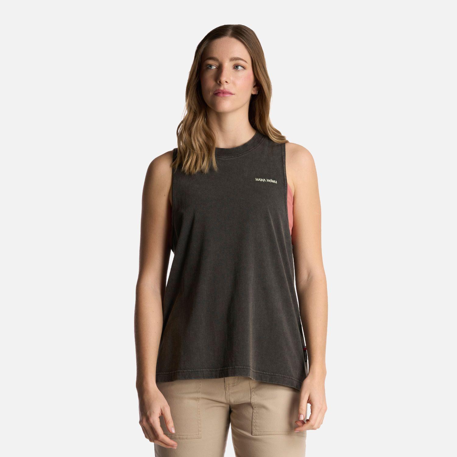 Polera Mujer Cornisa Negro Haka Honu-0