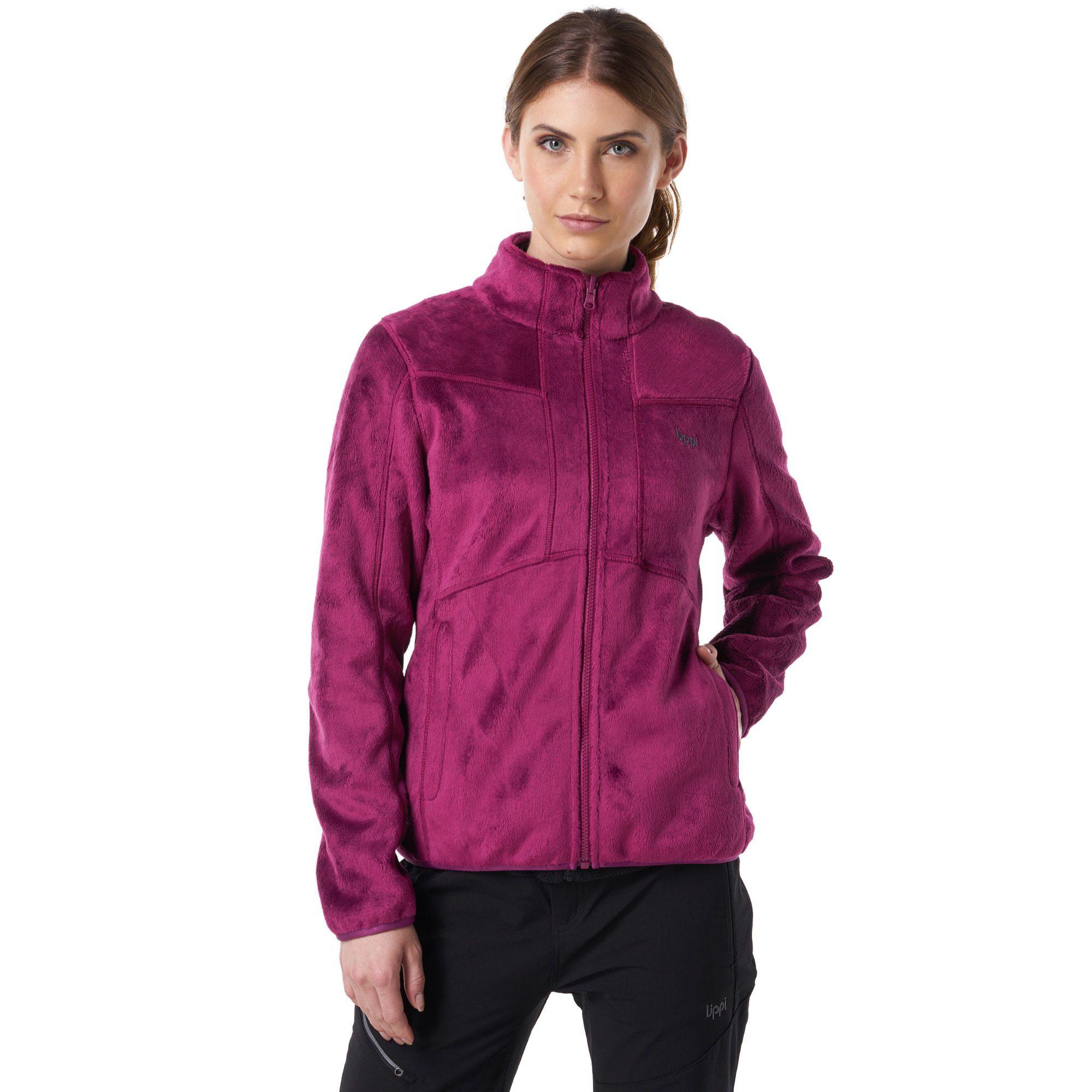 Chaqueta Mujer Tres Cruces Fusion-3 Hoody Jacket Azul Grisaceo / Purpura Lippi-4
