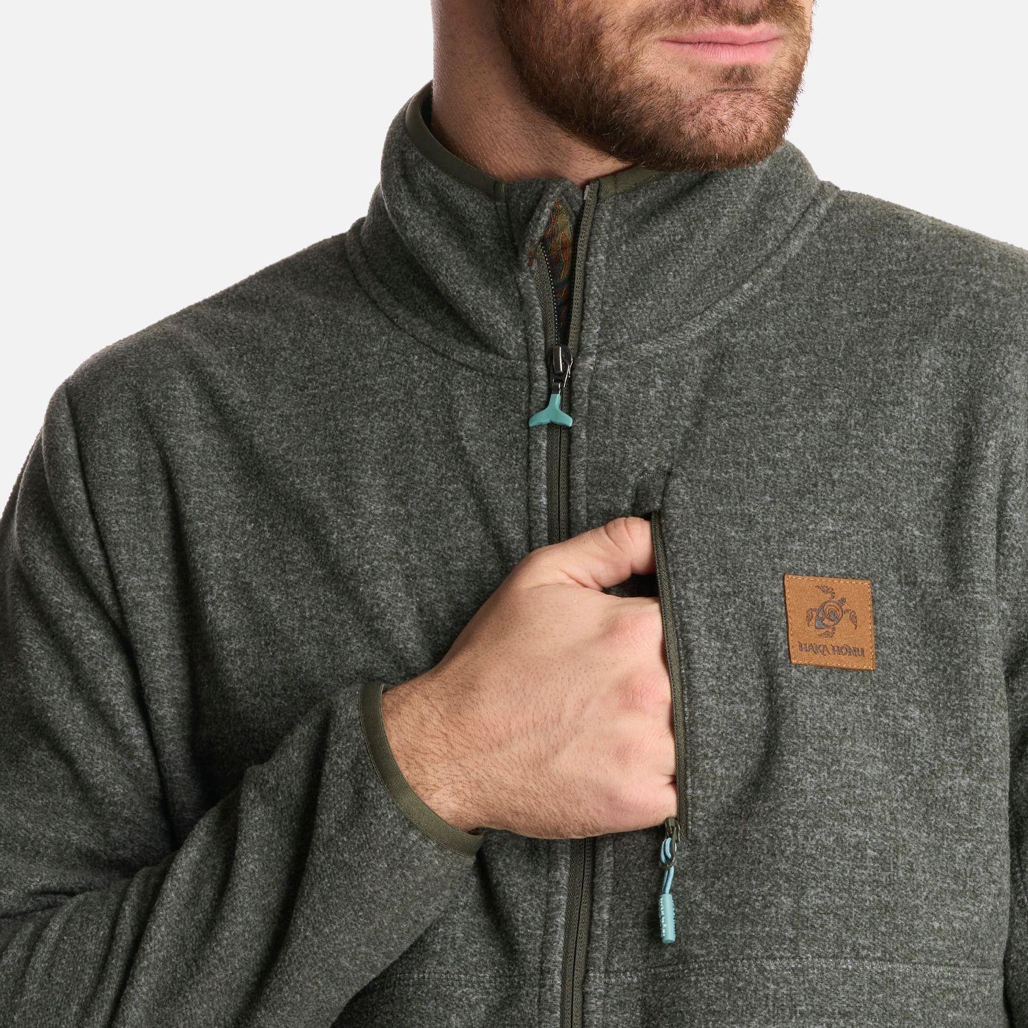Polerón Hombre Tokerau Pro Verde Militar Haka Honu V25-3