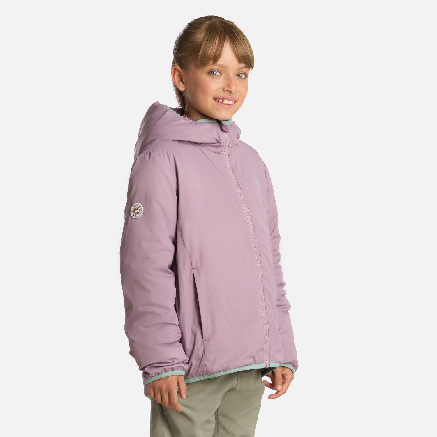 Chaqueta Niña Two-Faces Hoody Jacket Print Malva Lippi I25-2