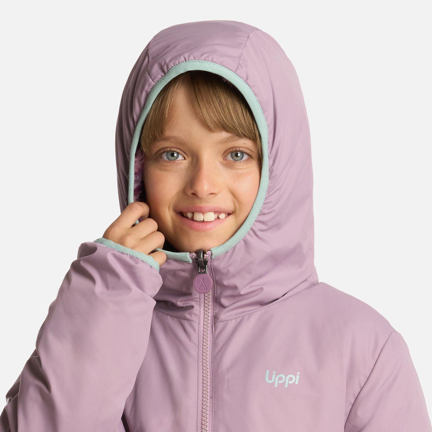 Chaqueta Niña Two-Faces Hoody Jacket Print Malva Lippi I25-4