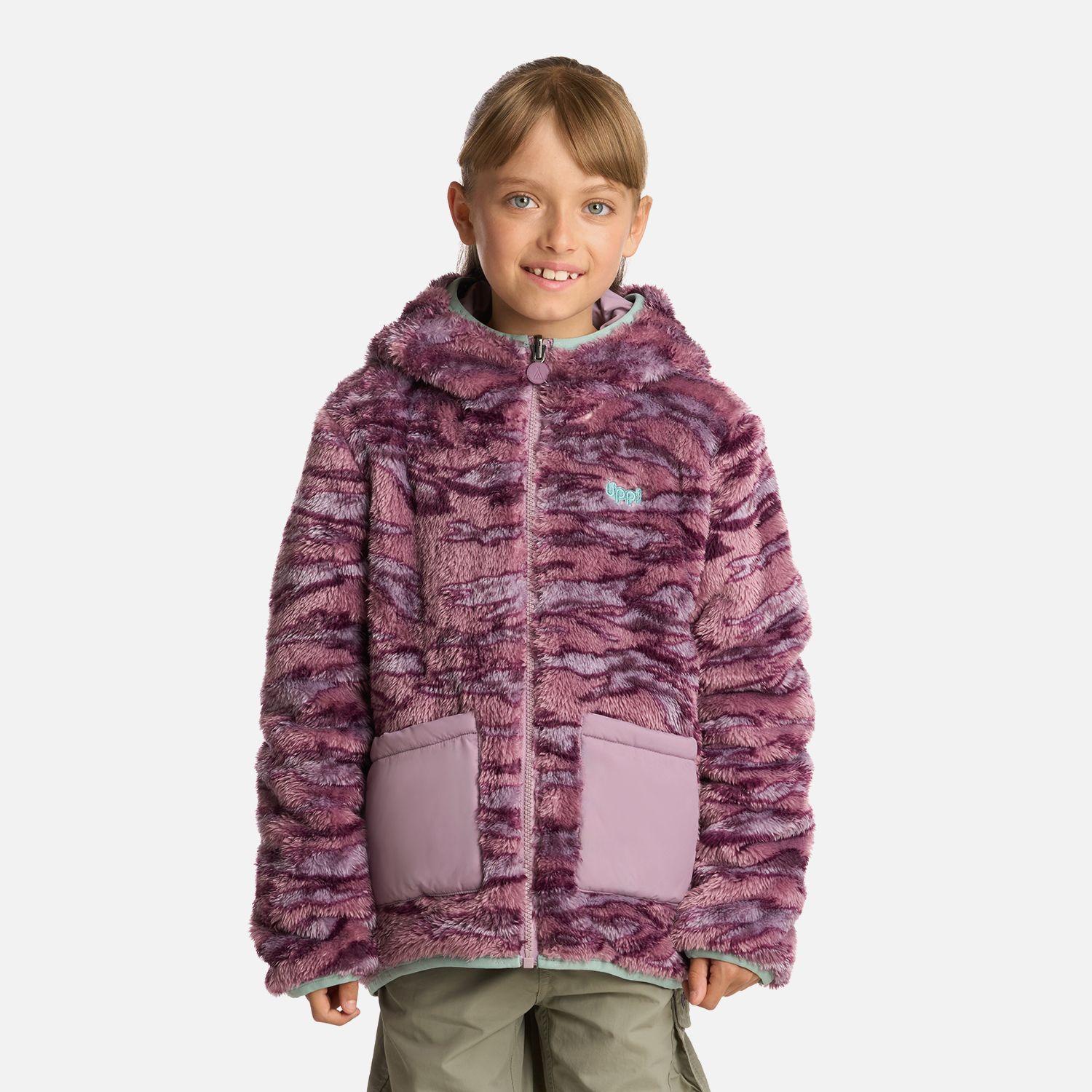 Chaqueta Niña Two-Faces Hoody Jacket Print Malva Lippi I25-6