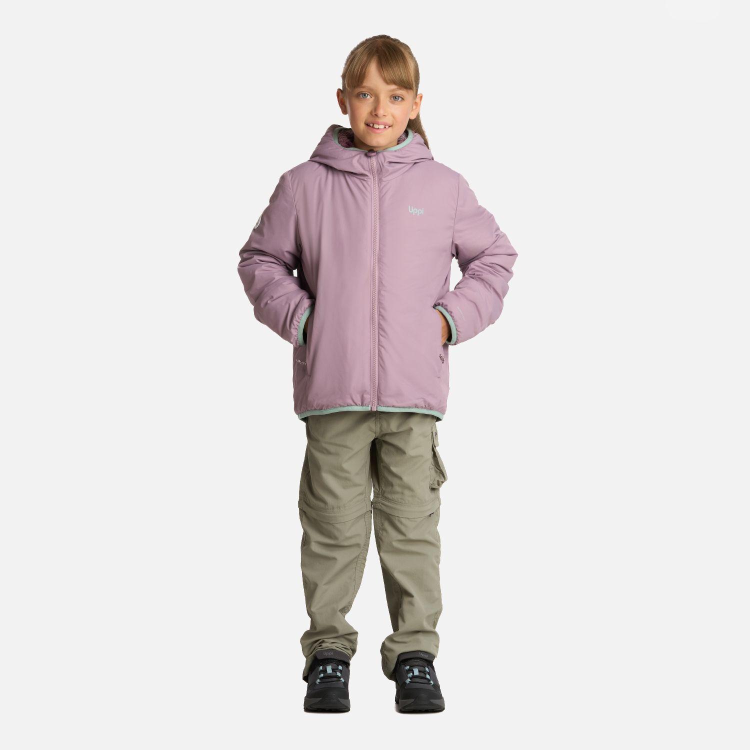 Chaqueta Niña Two-Faces Hoody Jacket Print Malva Lippi I25-7