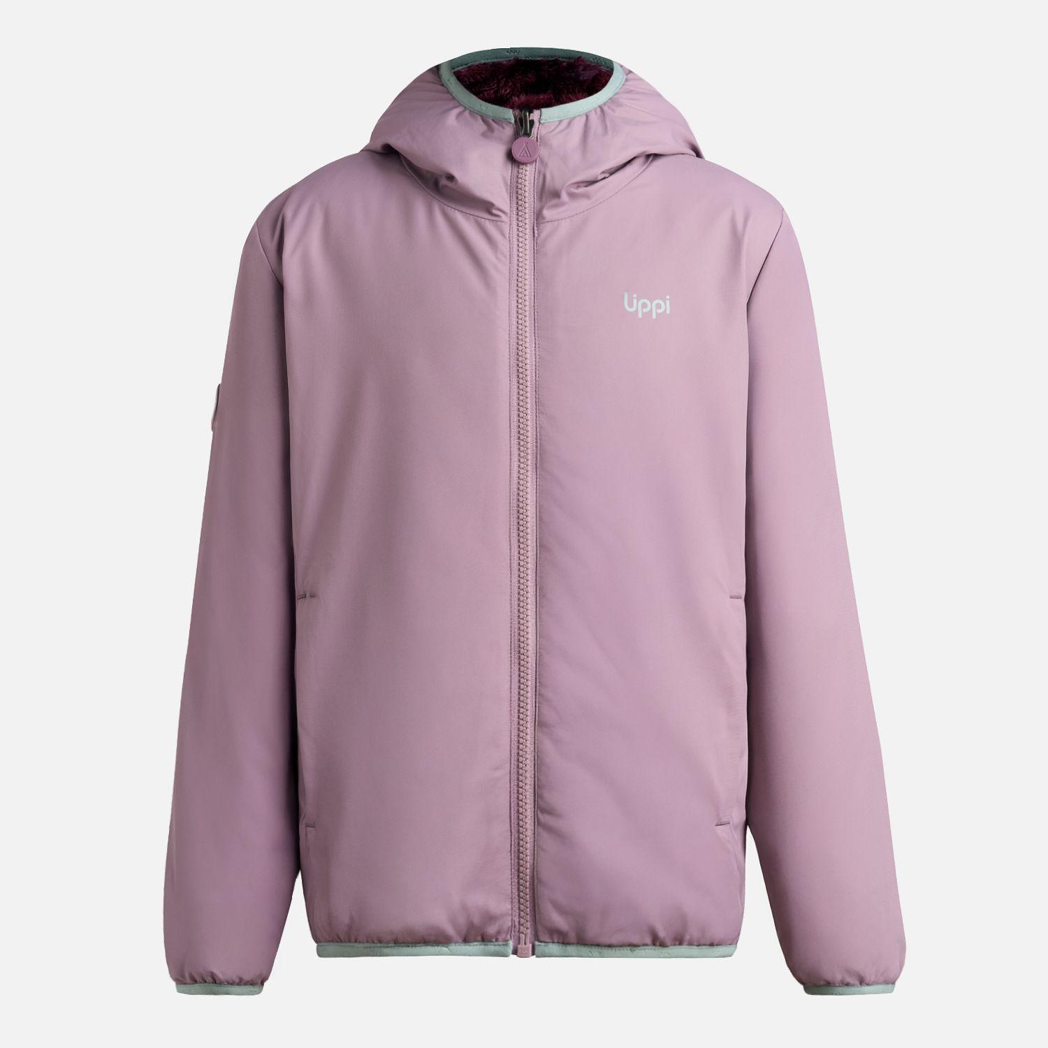 Chaqueta Niña Two-Faces Hoody Jacket Print Malva Lippi I25-8