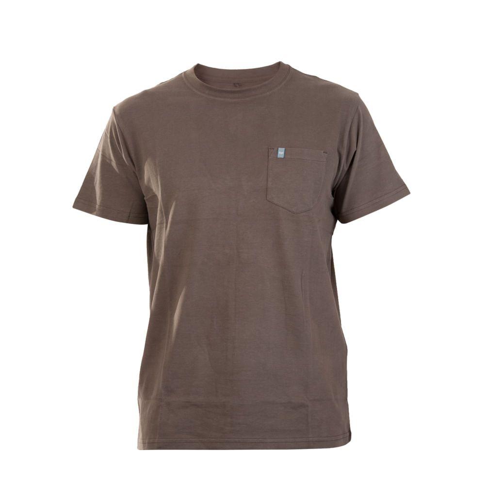 Polera Hombre Tatio Cotton T-Shirt Cafe Oscuro Lippi-0