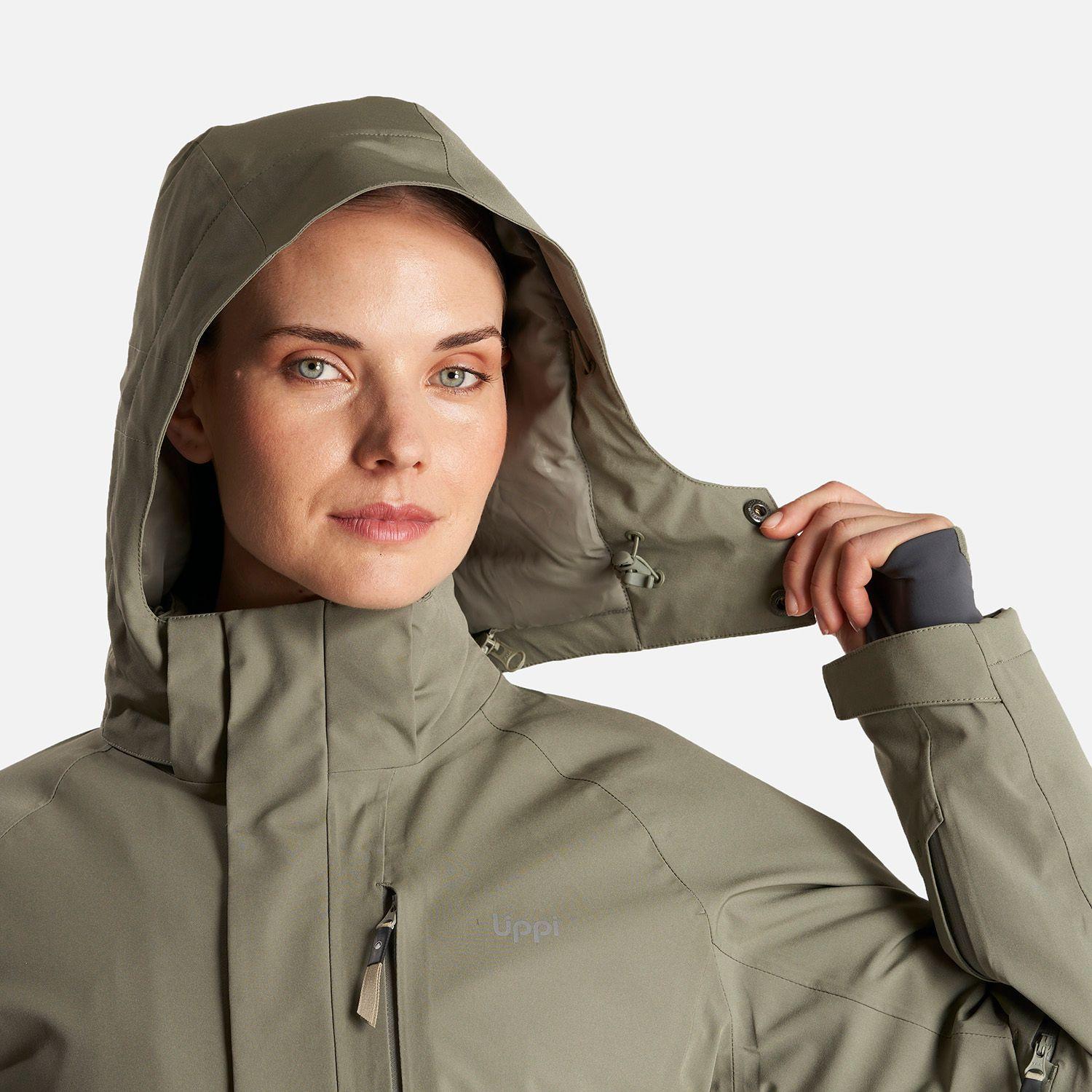 Chaqueta Mujer Andes B-Dry Hoody Jacket Laurel Lippi-4