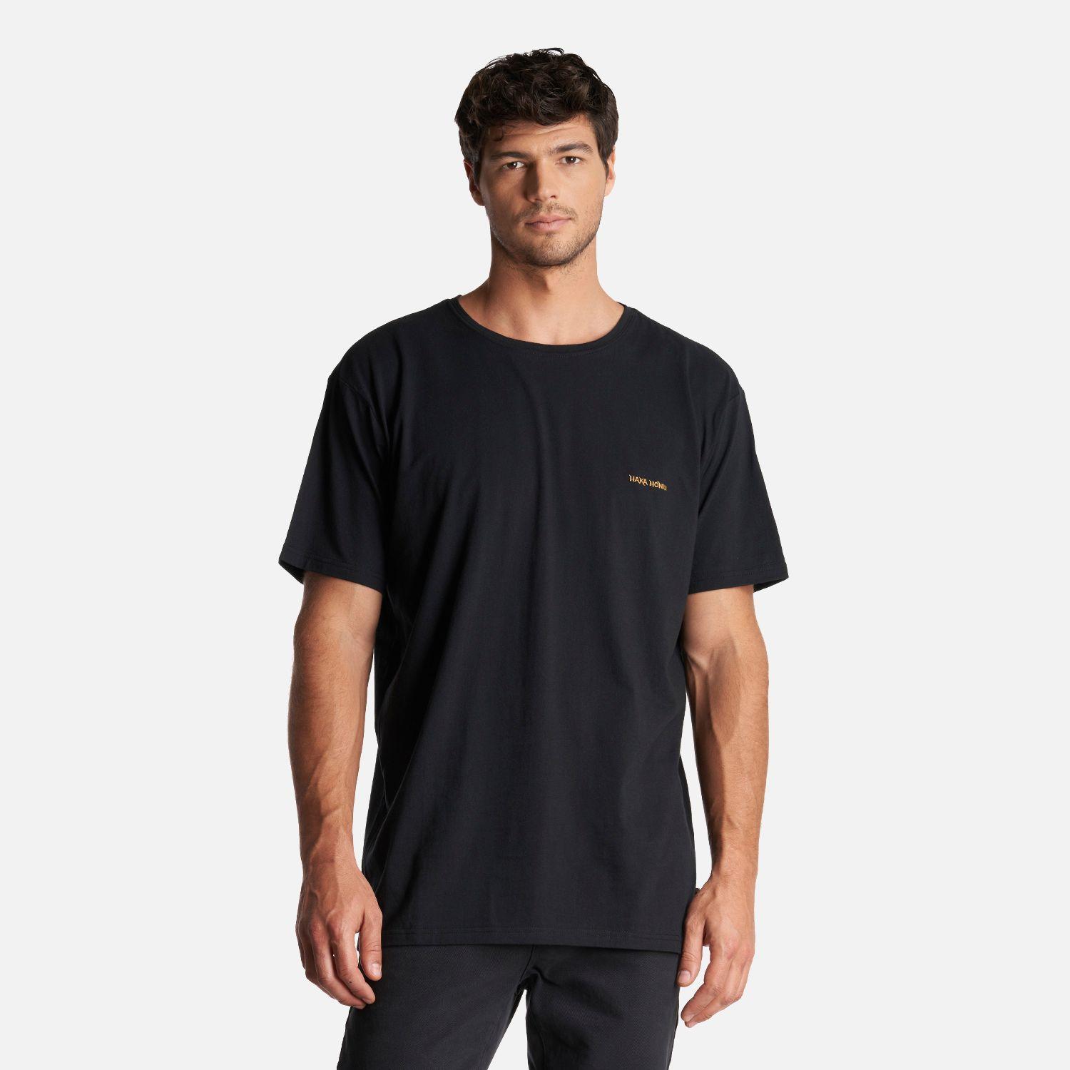 Polera Hombre Polo Negro Haka Honu V24-1