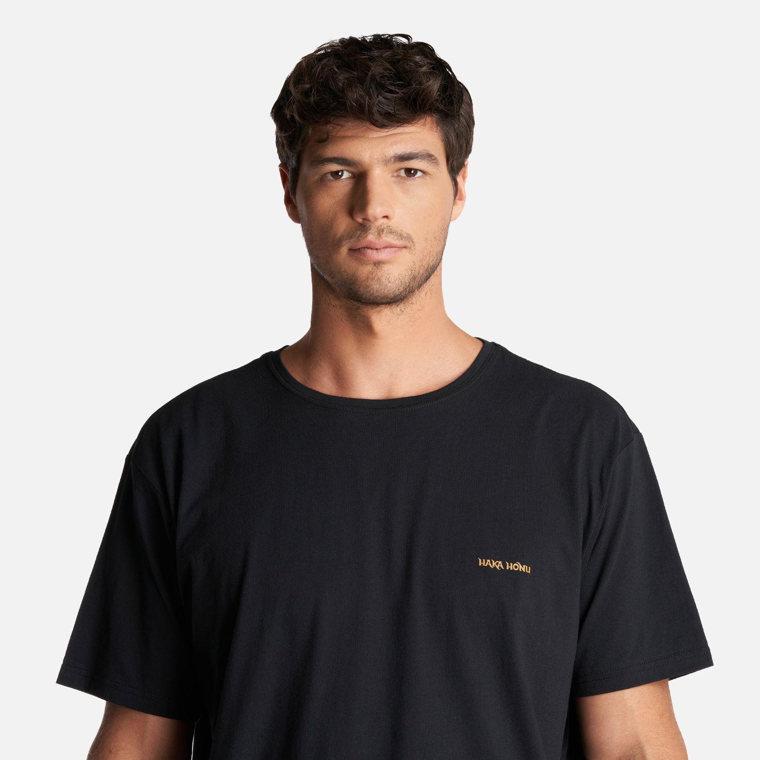 Polera Hombre Polo Negro Haka Honu V24-4