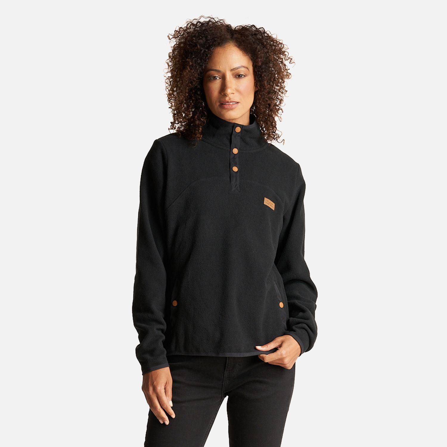 Poleron Mujer Tokerau Negro Haka Honu I23-1