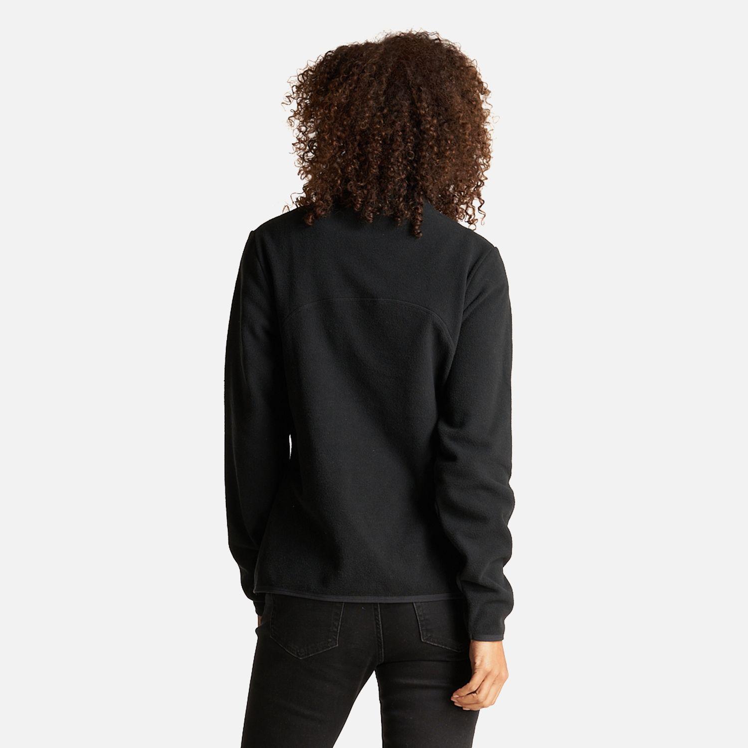 Poleron Mujer Tokerau Negro Haka Honu I23-3