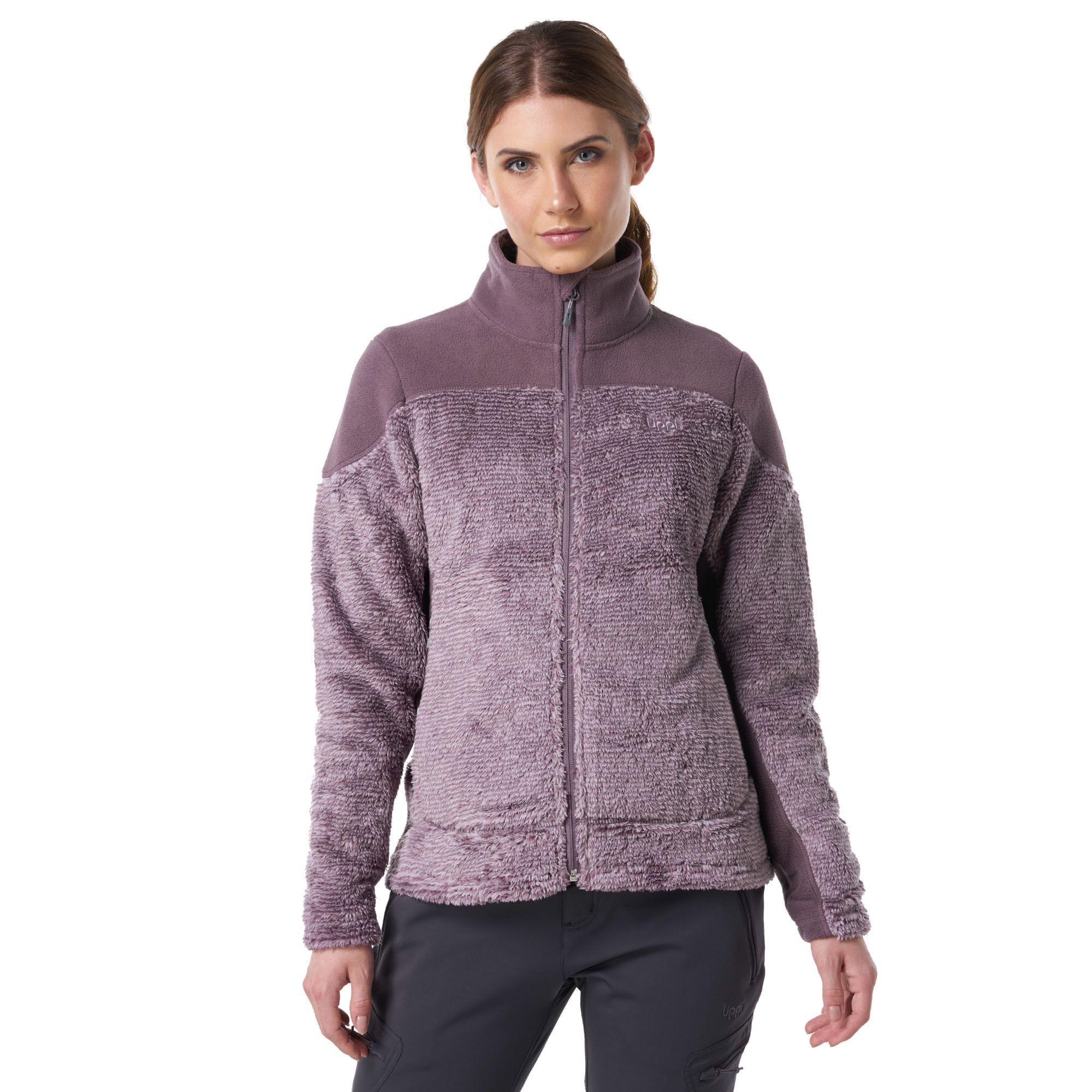 Chaqueta Mujer Ferret Shaggy-Pro Jacket Gris Claro Lippi-2