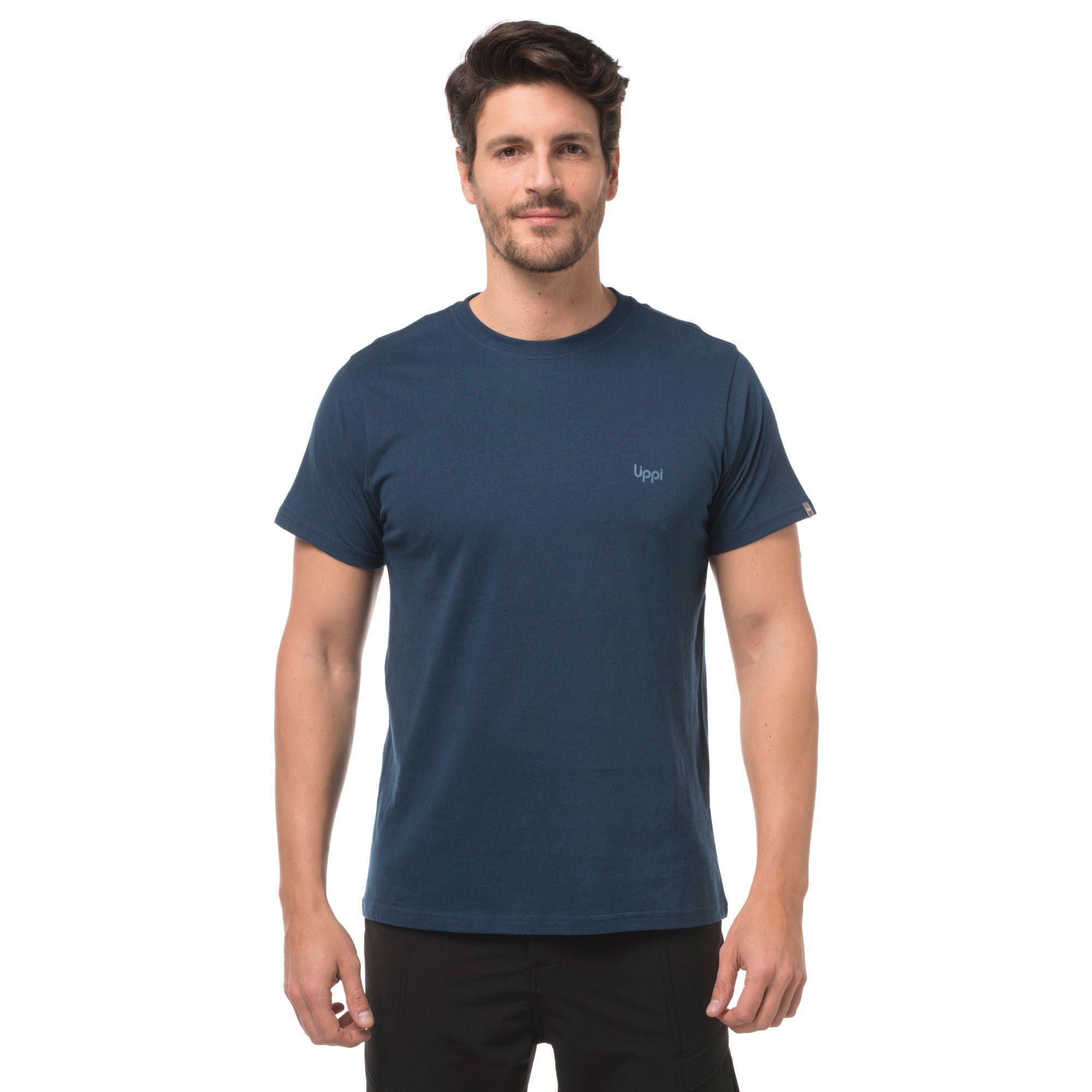 Polera Hombre Ulmo Cotton UV-Stop T-Shirt Turquesa Verde Lippi-1