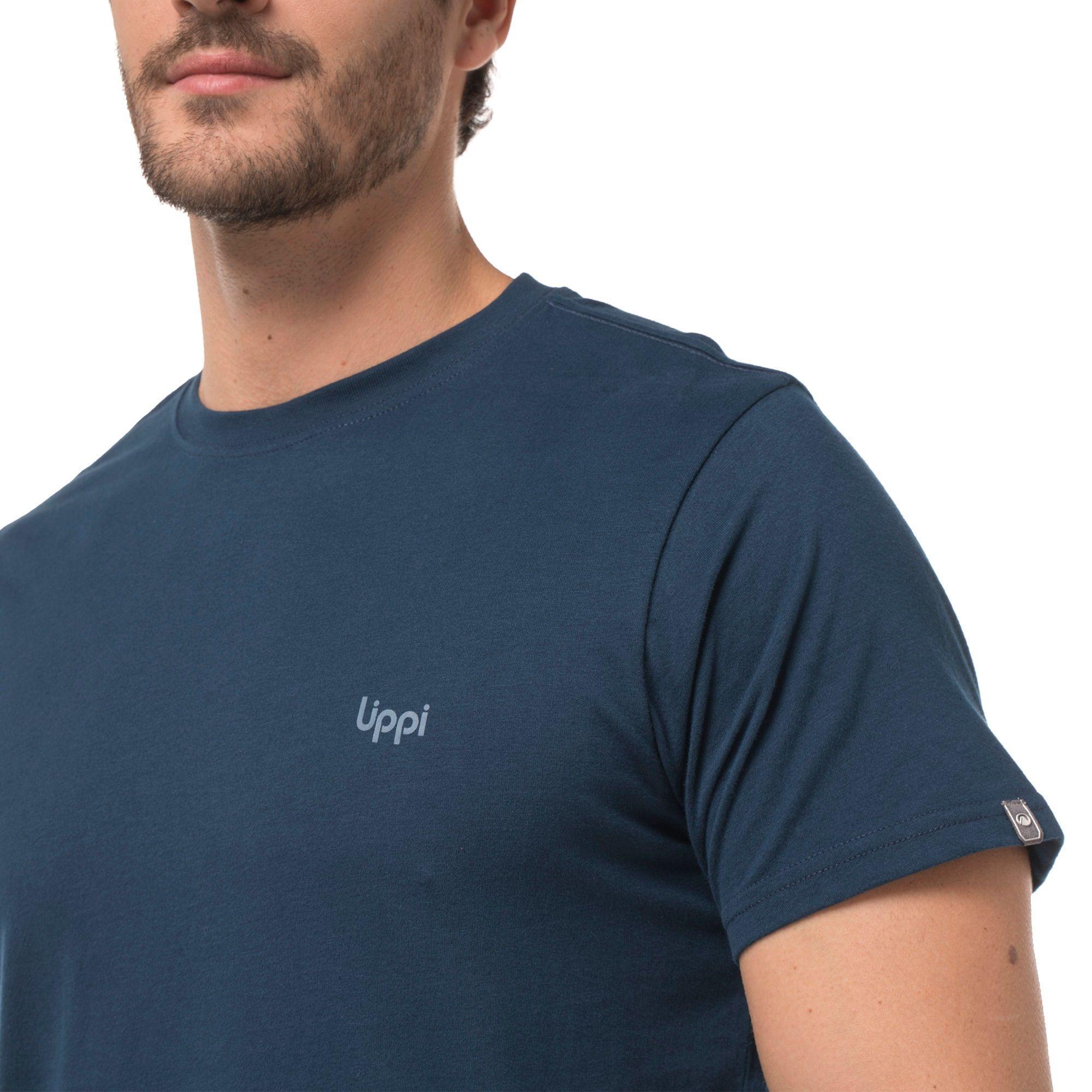 Polera Hombre Ulmo Cotton UV-Stop T-Shirt Turquesa Verde Lippi-4