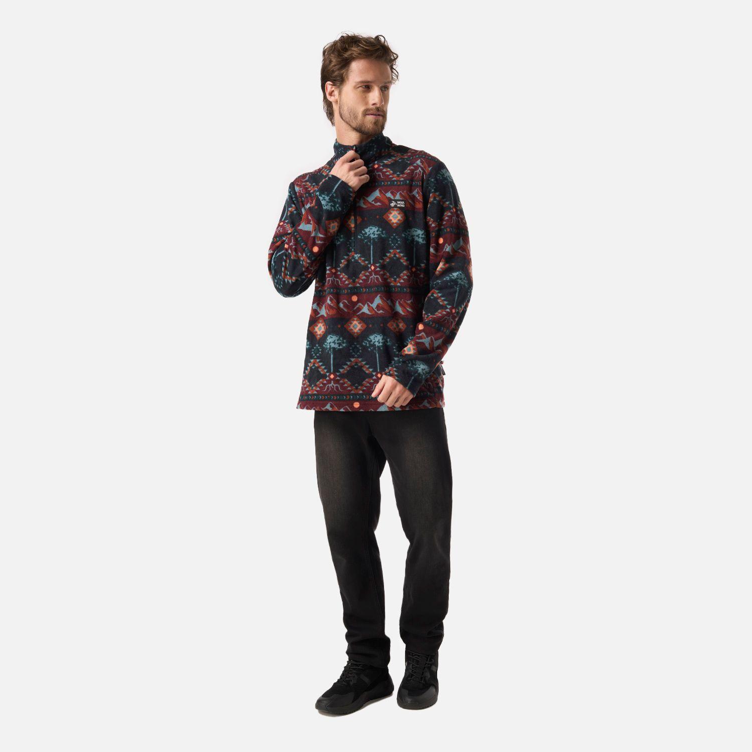 Polar Hombre Asegurao Print Azul Noche Haka Honu V26-5