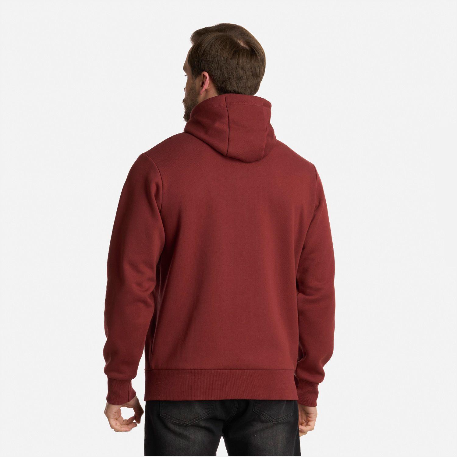 Polerón Hombre Ulmo Full Zip Sweatshirt Burdeo Lippi I25-2
