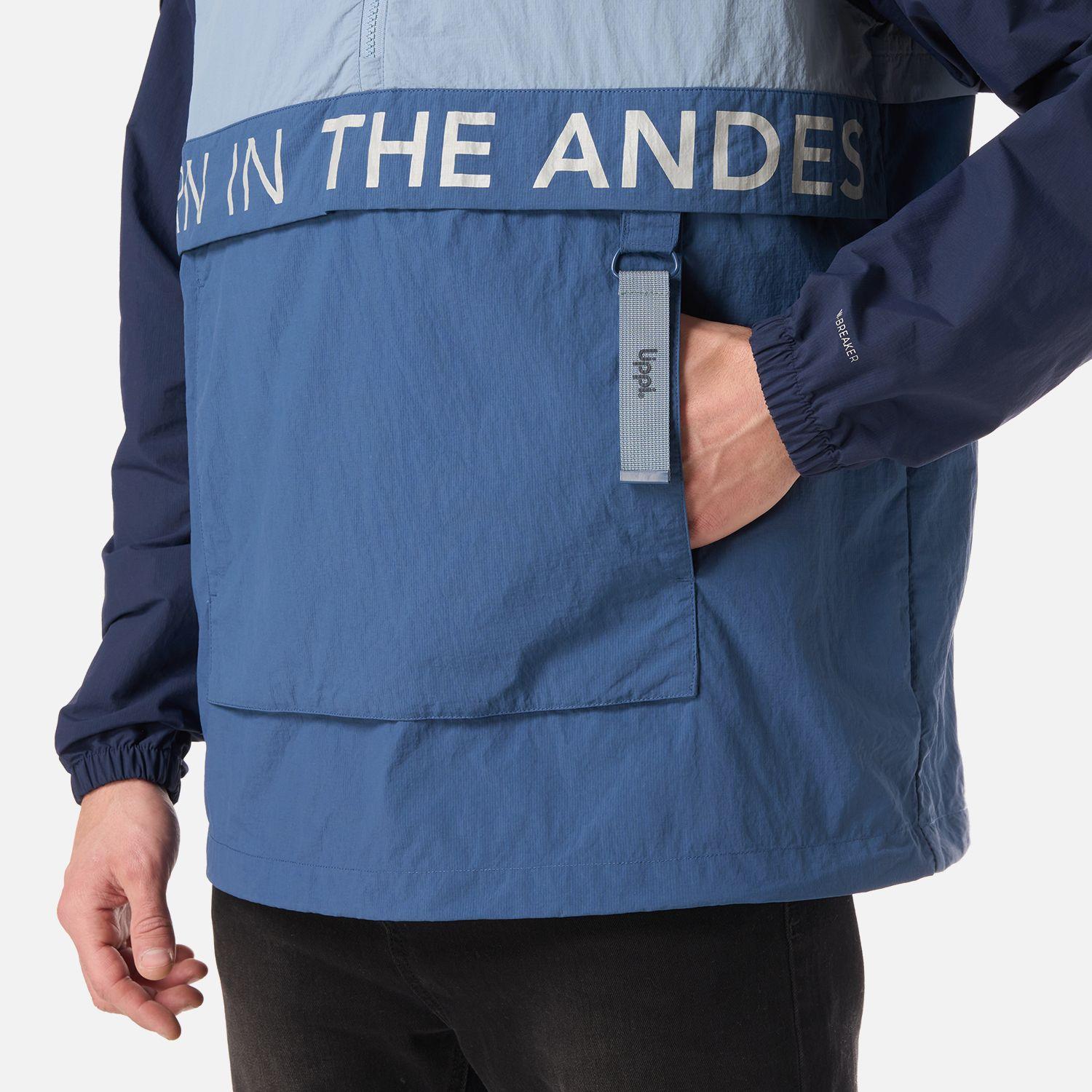 Chaqueta Hombre WindCity WindBreaker 1/4 Zip Jacket Azul Lippi V26-5
