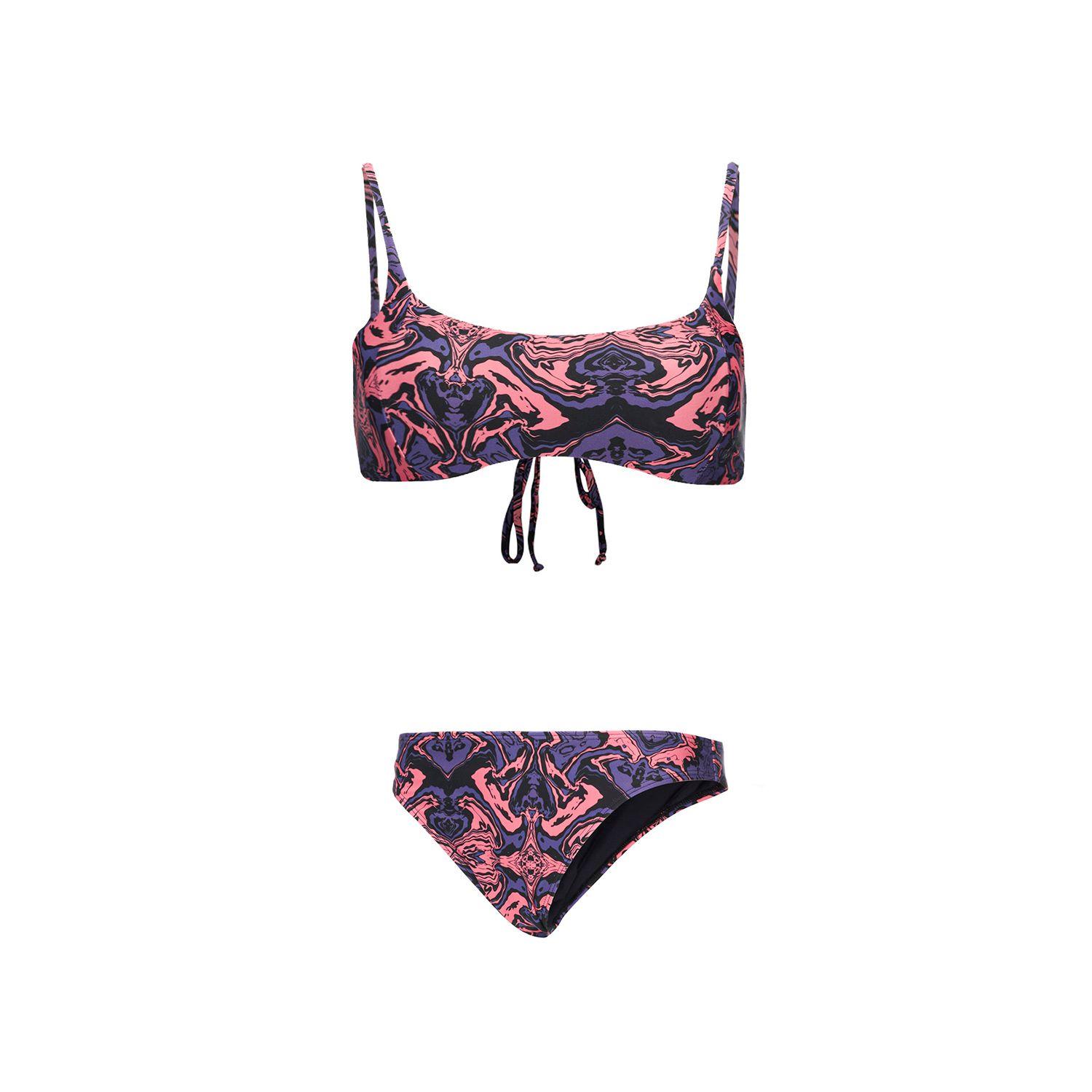 Traje de Baño Mujer Sirena Print Morado Haka Honu-0