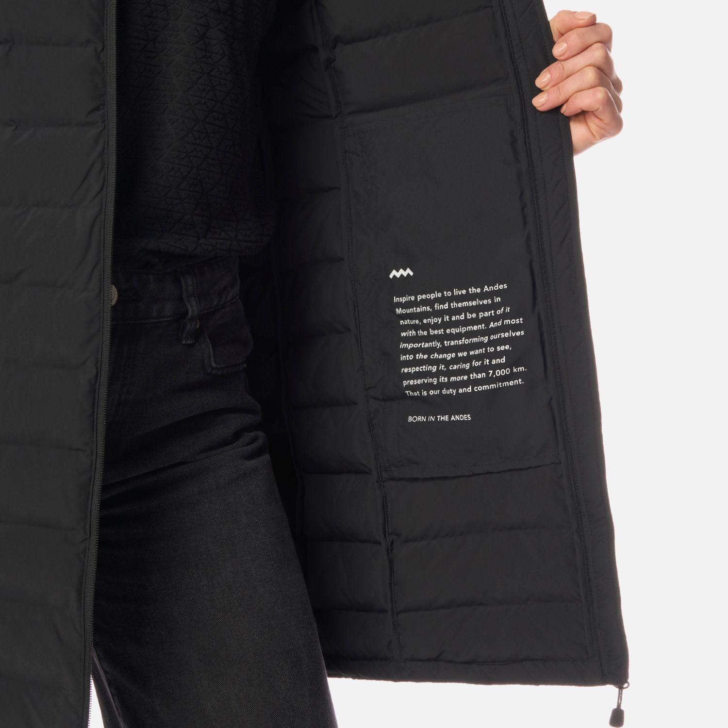 Chaqueta Mujer Snowmass Long Steam-pro Hoody Jacket Negro Lippi-5