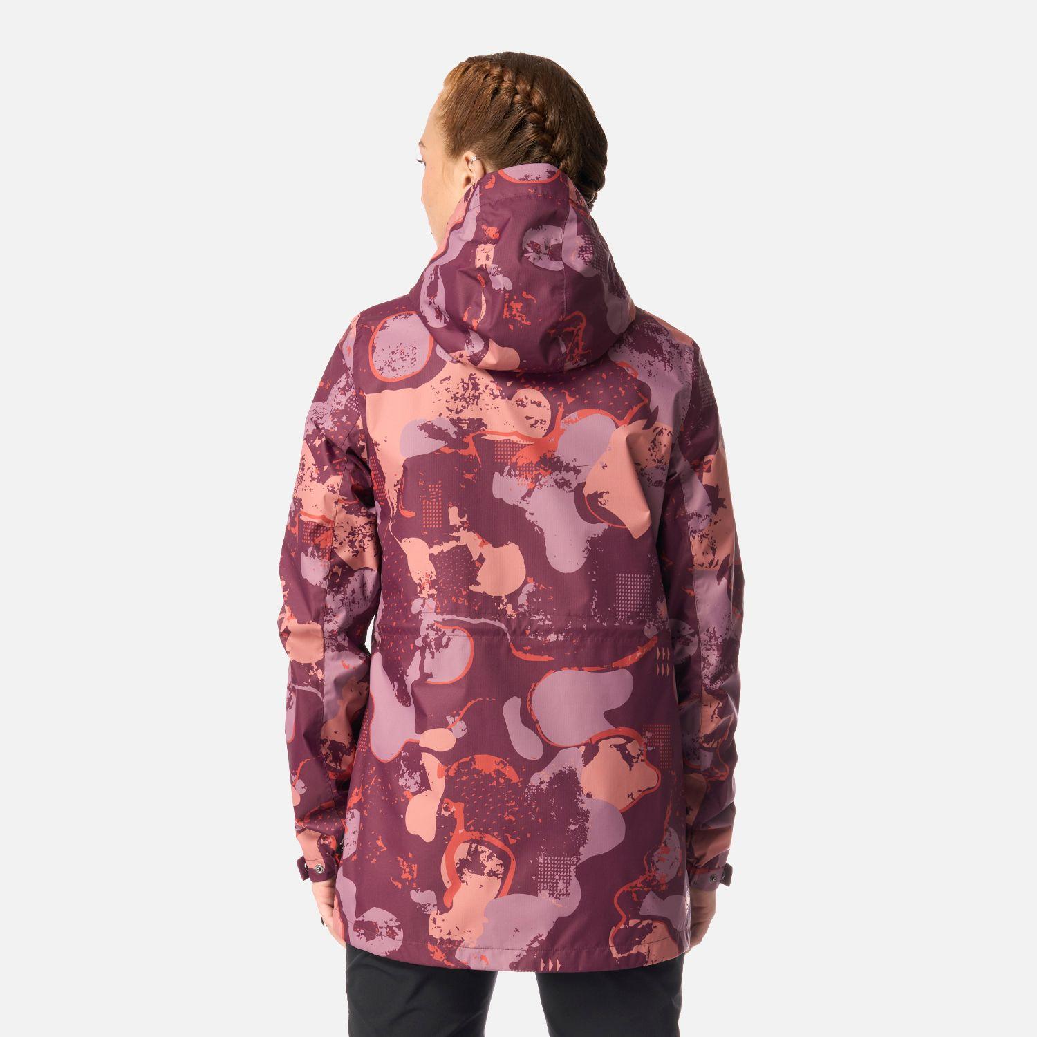 Chaqueta Mujer Kauai Print Morado Oscuro Haka Honu-2