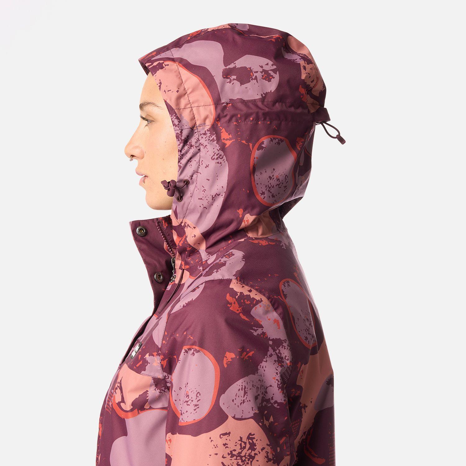 Chaqueta Mujer Kauai Print Morado Oscuro Haka Honu-5