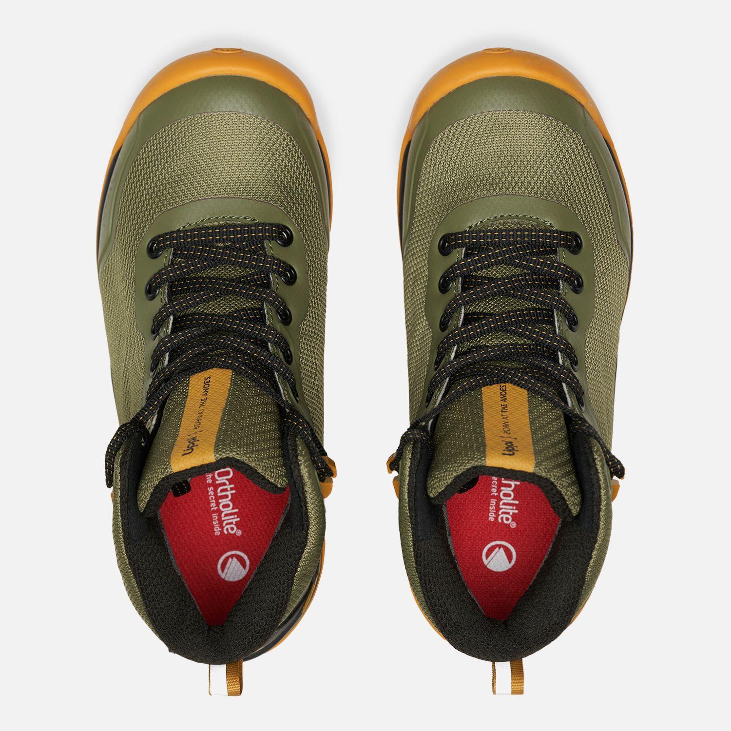 Botín Niño  Intense Hike Kids Mid Verde Mostaza Lippi TT23-5