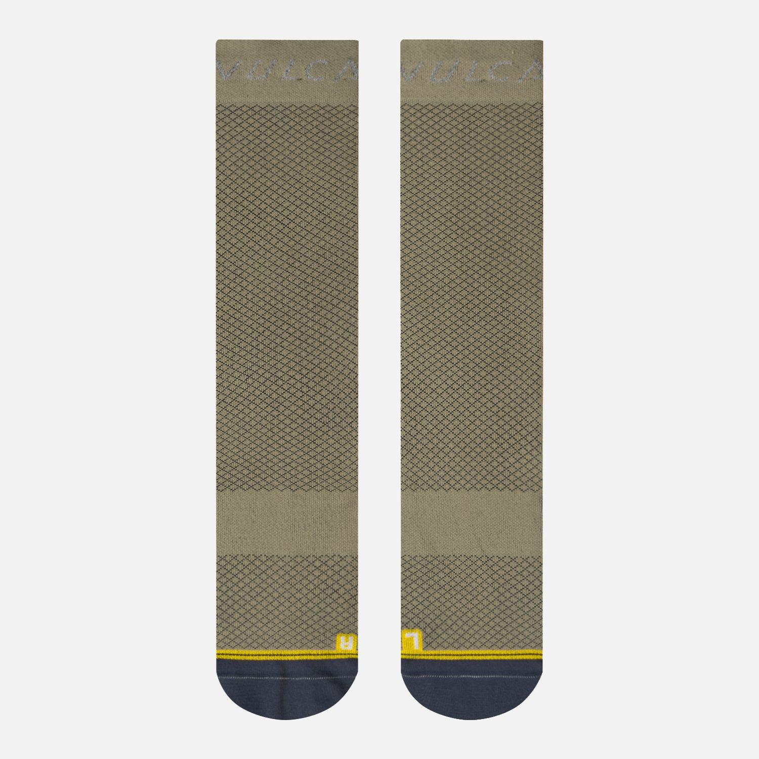 Calcetin Unisex Vulcano Bike Socks Amarillo Ocre Lippi-1
