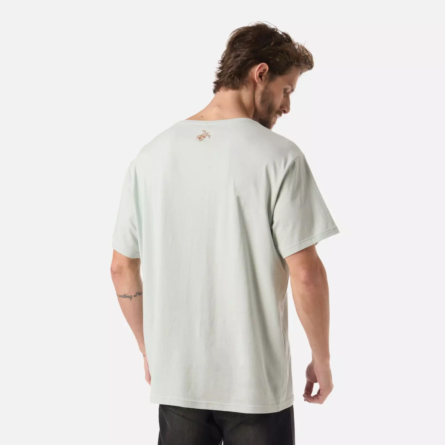 Polera Hombre Logo Celeste Haka Honu V26-2