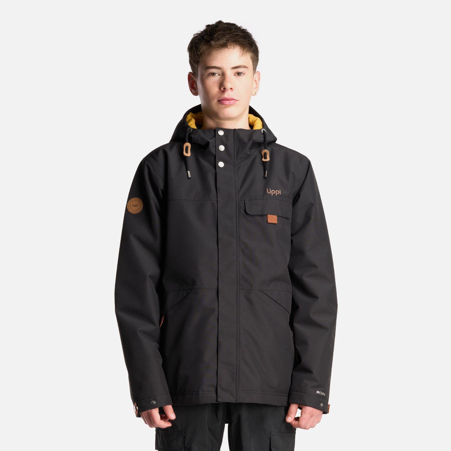 Chaqueta Teen Boy Rainy B-Dry Hoody Jacket Negro Lippi-1