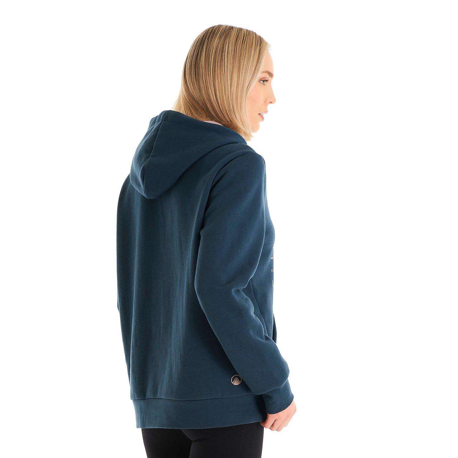 Poleron Mujer Insigne Hoody Sweatshirt Azul Noche Lippi-4