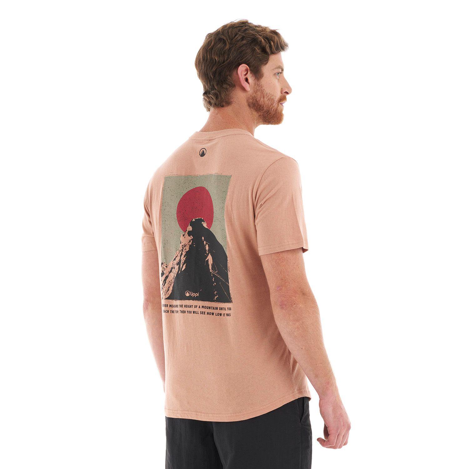 Polera Hombre Hikers UV-Stop T-Shirt Camel Lippi-4