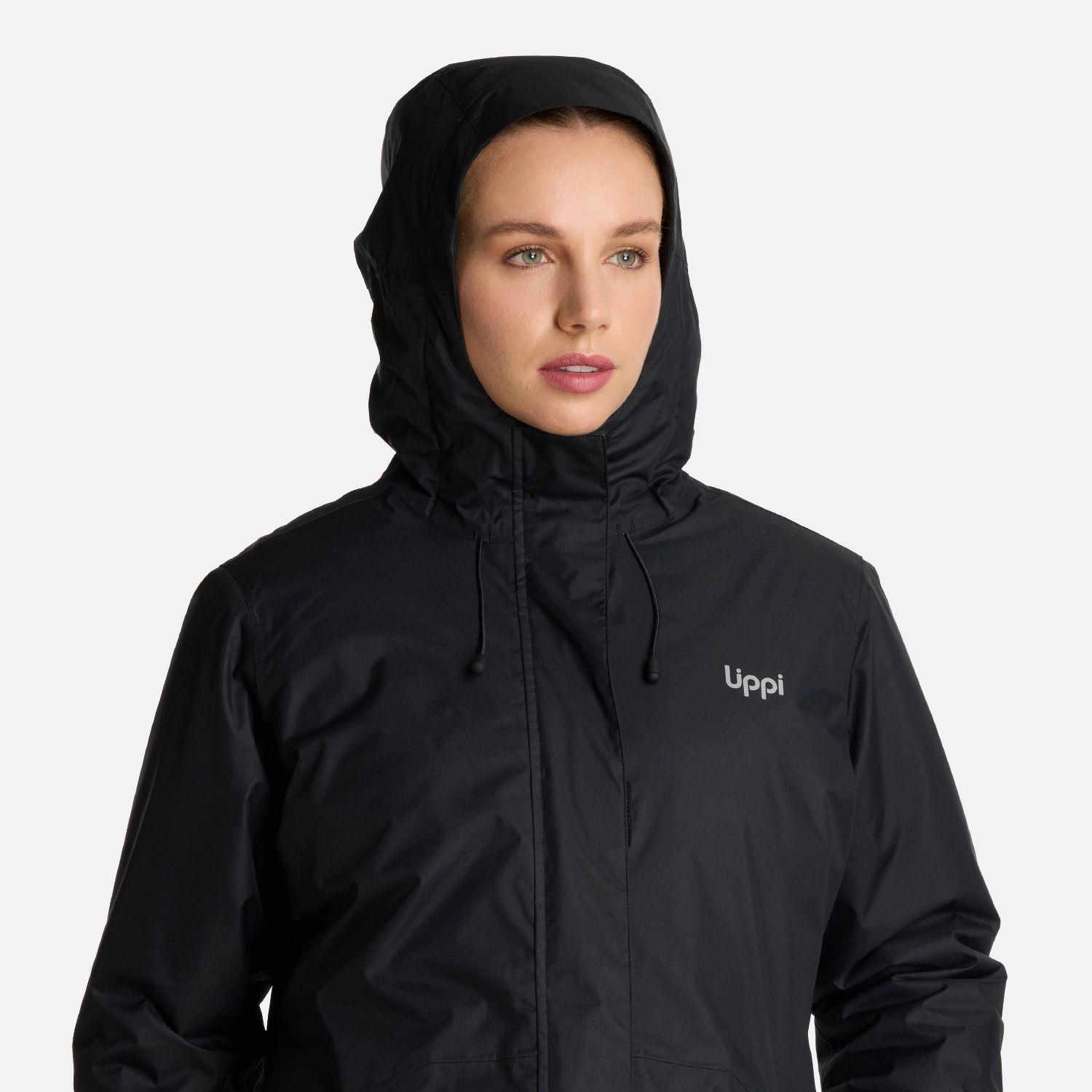 Chaqueta Mujer Gunther B-Dry Hoody Jacket Negro Lippi I25-3