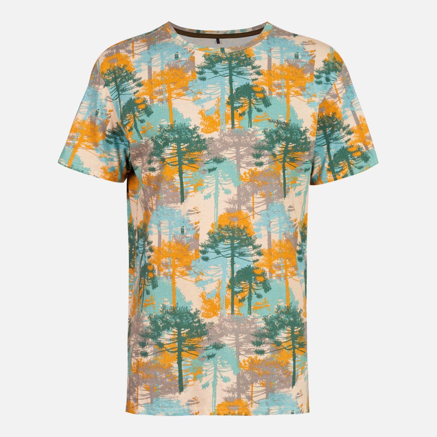 Polera Hombre Araucaria Print Crudo Haka Honu-0