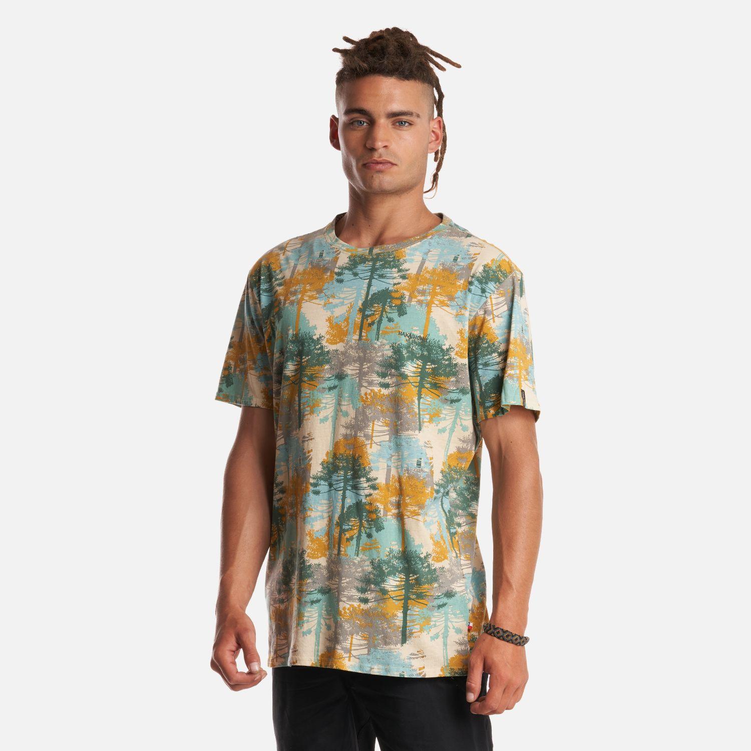 Polera Hombre Araucaria Print Crudo Haka Honu-2