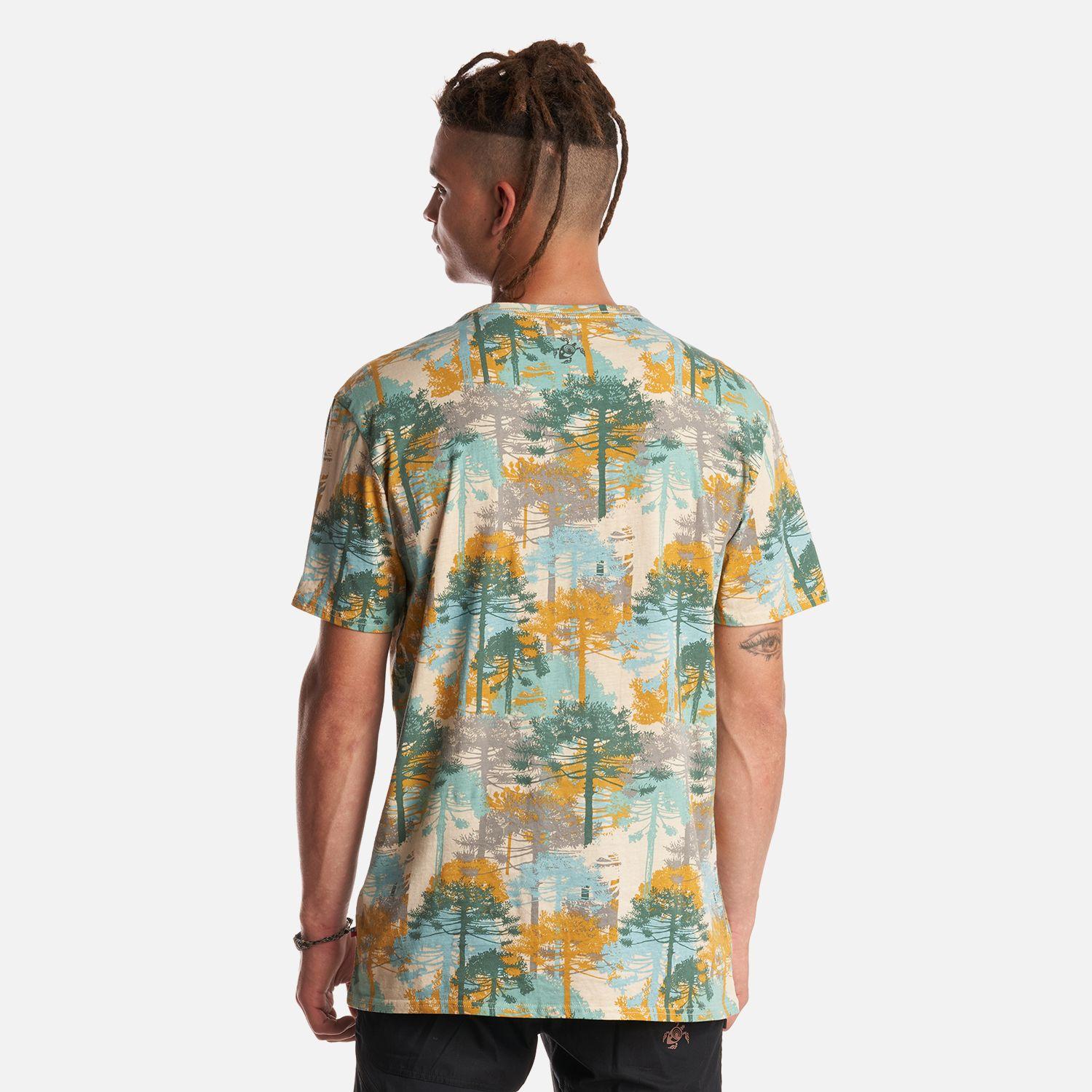 Polera Hombre Araucaria Print Crudo Haka Honu-3