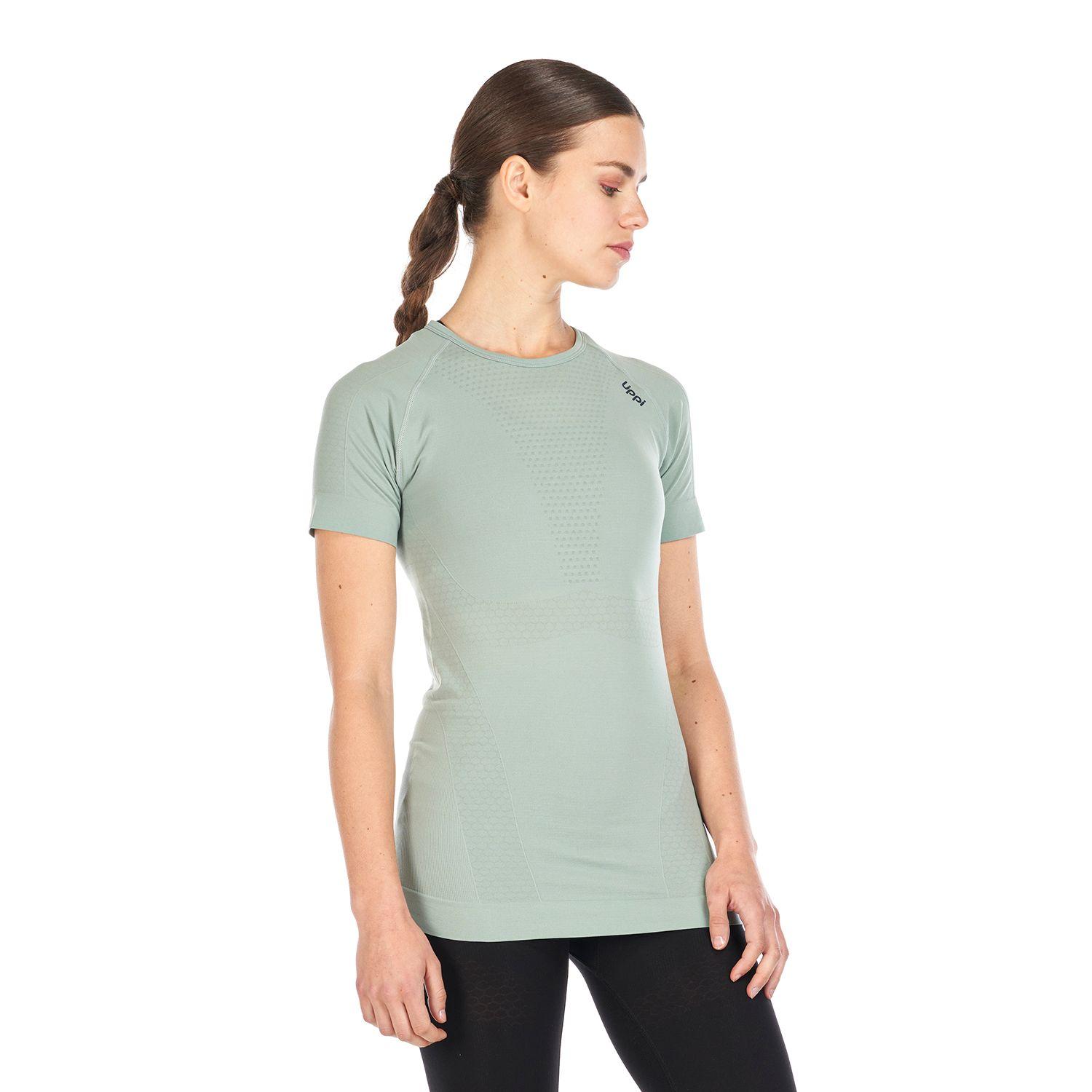Primera Capa Mujer Skintec 1000 Seamless Short Sleeve Jade Lippi-2