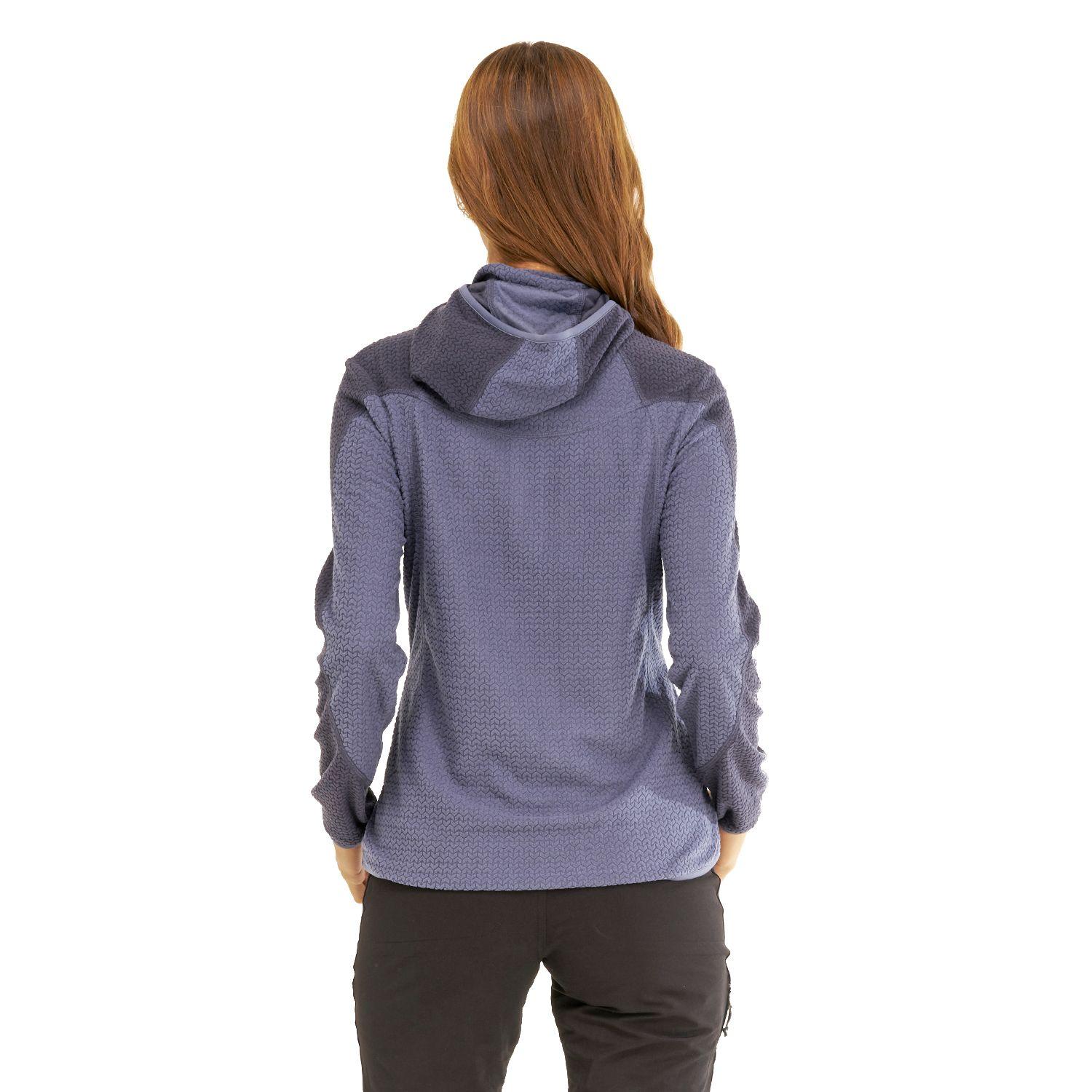 Poleron Mujer Jacaranda Nano-F 14 Zip Hoody Azul Lavanda Lippi-3