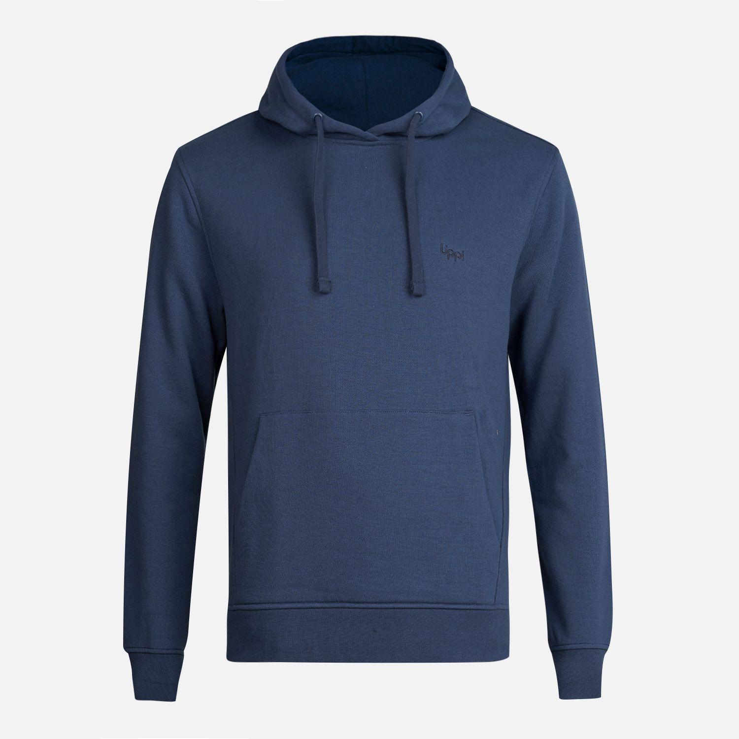 Poleron Hombre Insigne Hoody Sweatshirt Azul Oscuro Lippi-0