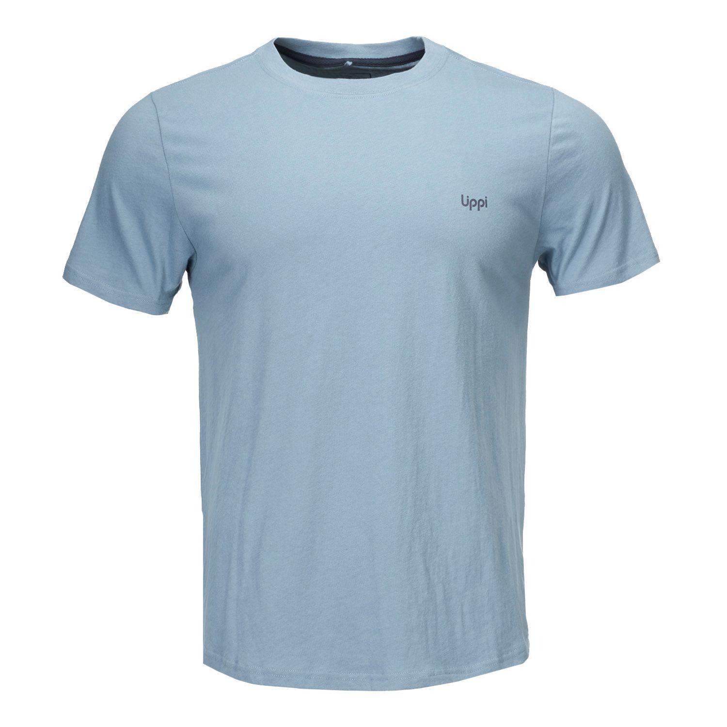 Polera Hombre Cerro Trinidad T-Shirt Celeste Oscuro Lippi-0