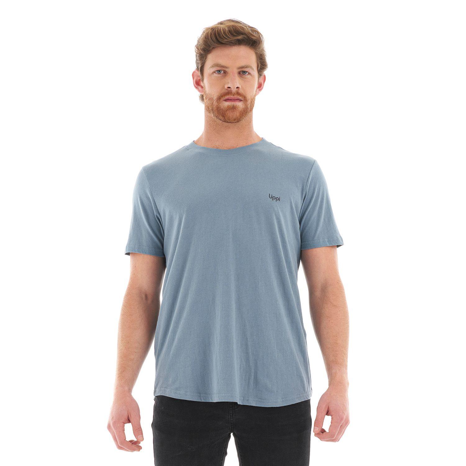 Polera Hombre Cerro Trinidad T-Shirt Celeste Oscuro Lippi-1