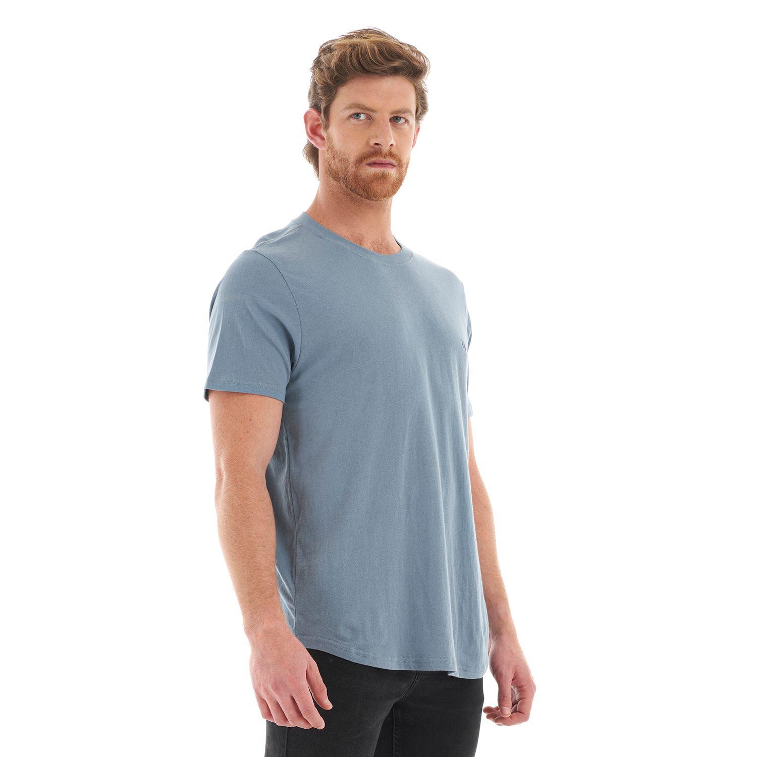 Polera Hombre Cerro Trinidad T-Shirt Celeste Oscuro Lippi-2