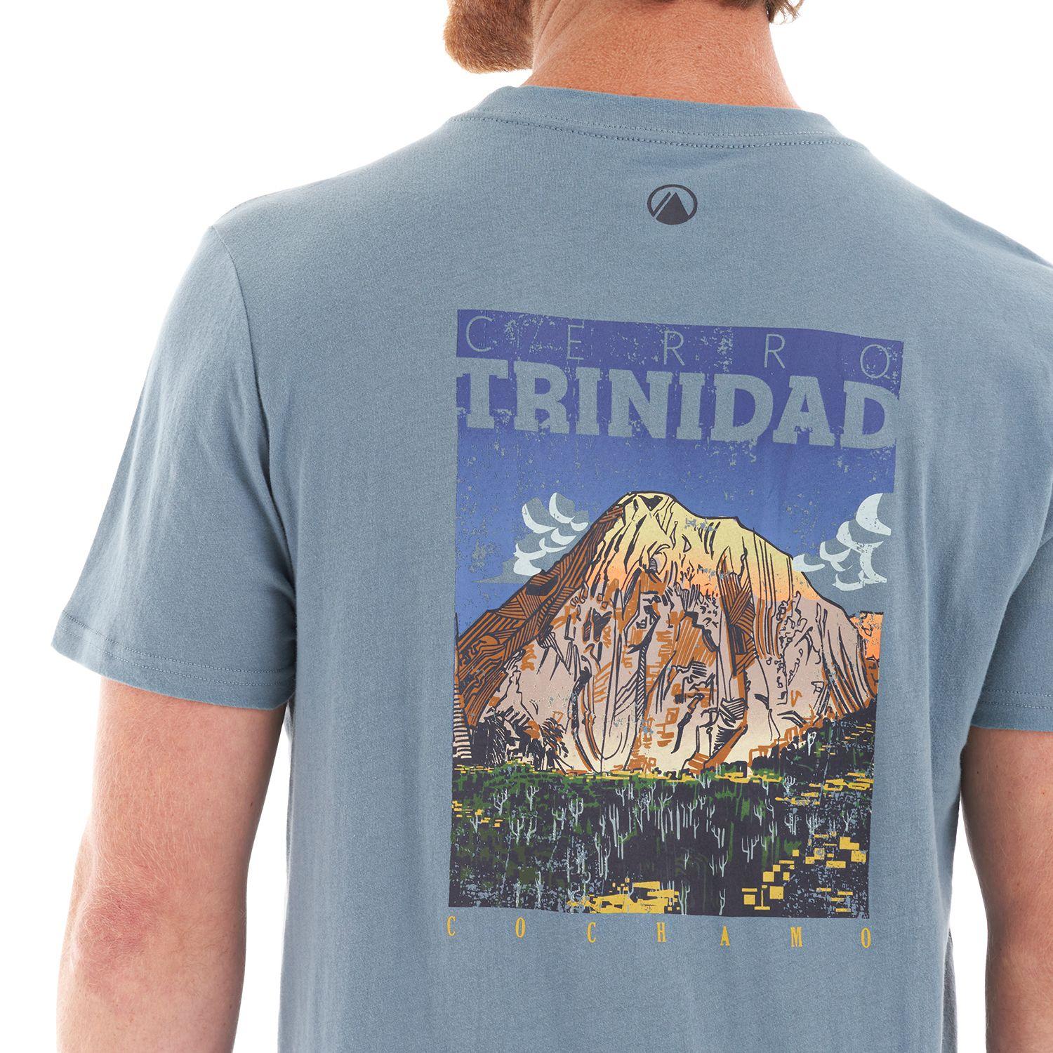 Polera Hombre Cerro Trinidad T-Shirt Celeste Oscuro Lippi-6