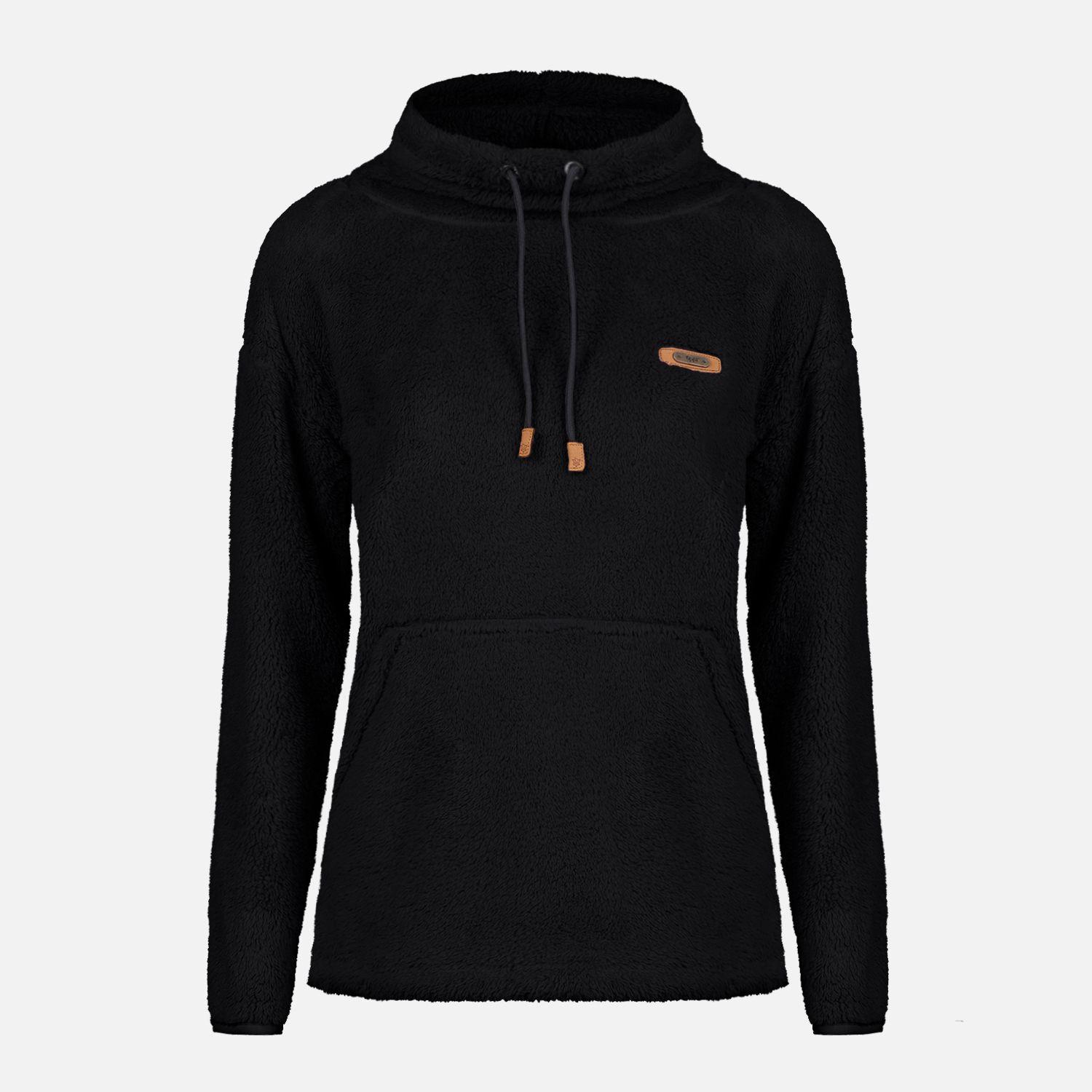 Poleron Mujer Warmy Sweatshirt Negro Lippi-0