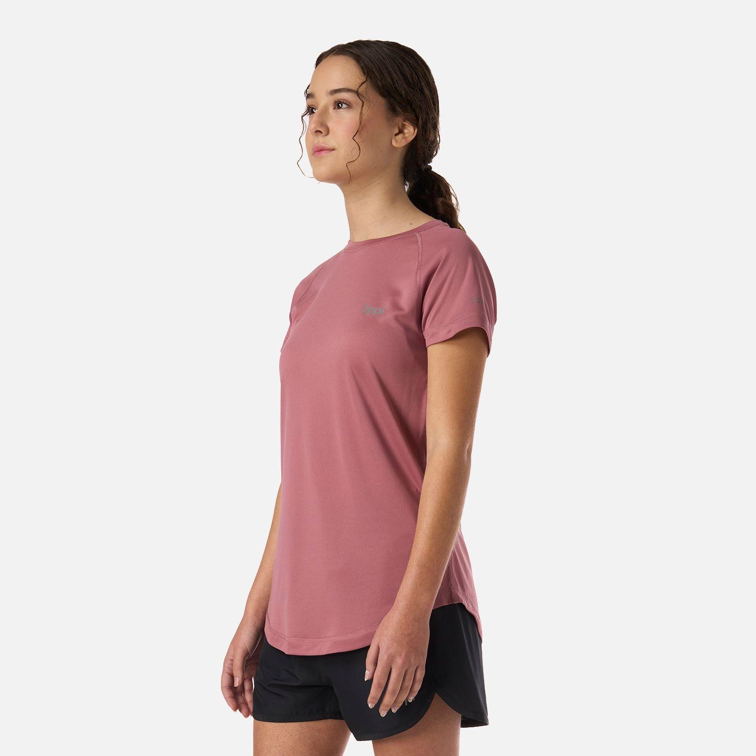 Polera Teen Girl Core Q-Dry T-Shirt Rosa Oscuro Lippi V26-1