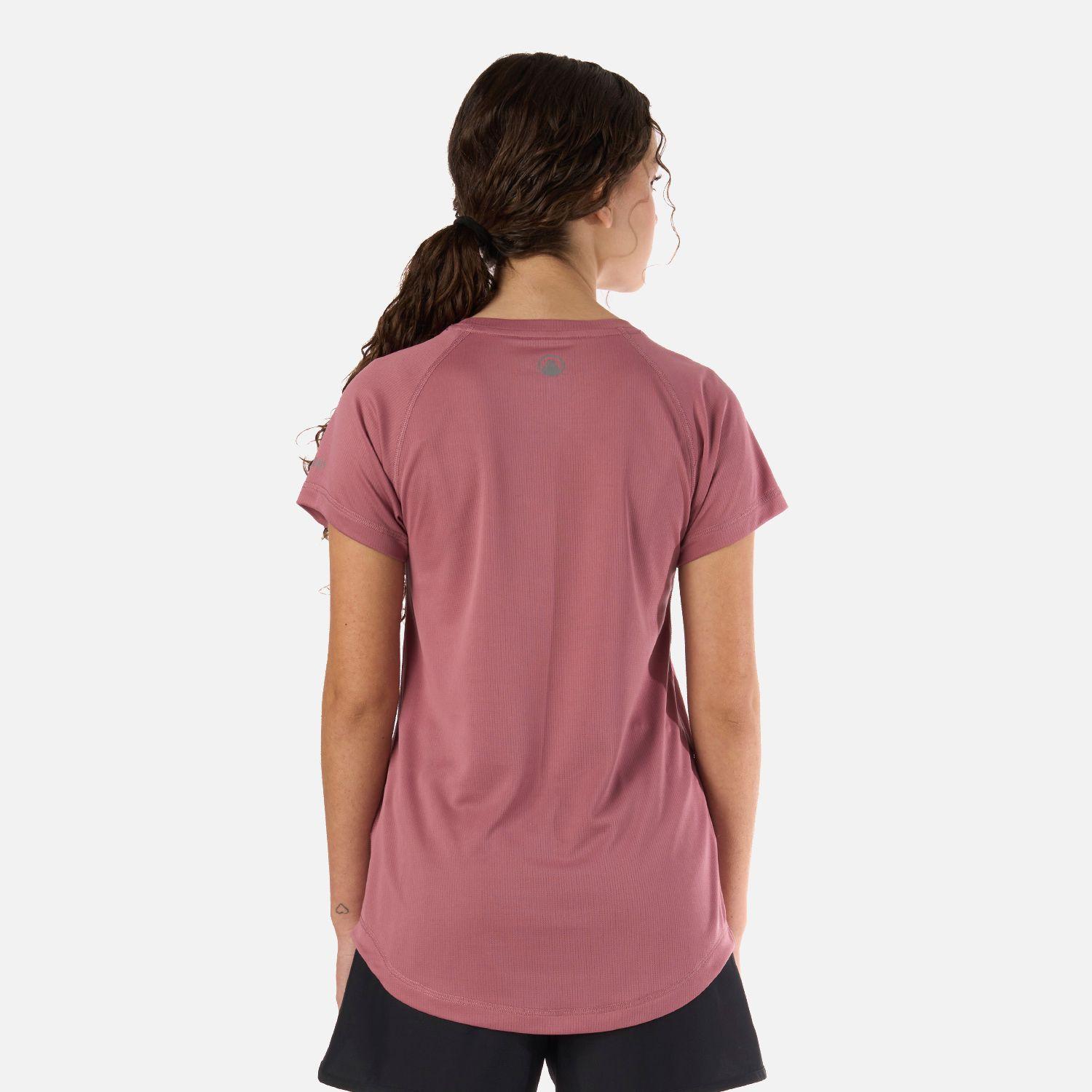 Polera Teen Girl Core Q-Dry T-Shirt Rosa Oscuro Lippi V26-2