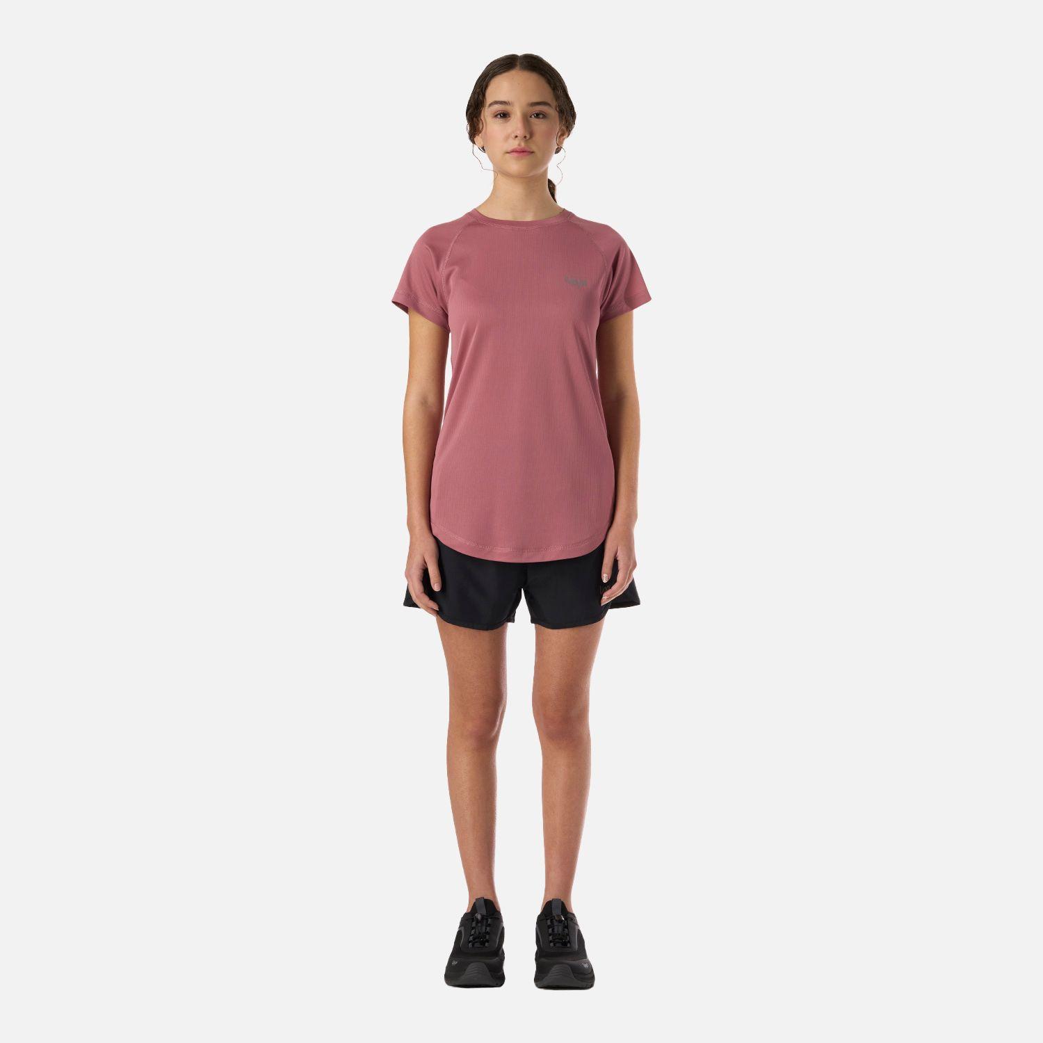 Polera Teen Girl Core Q-Dry T-Shirt Rosa Oscuro Lippi V26-4
